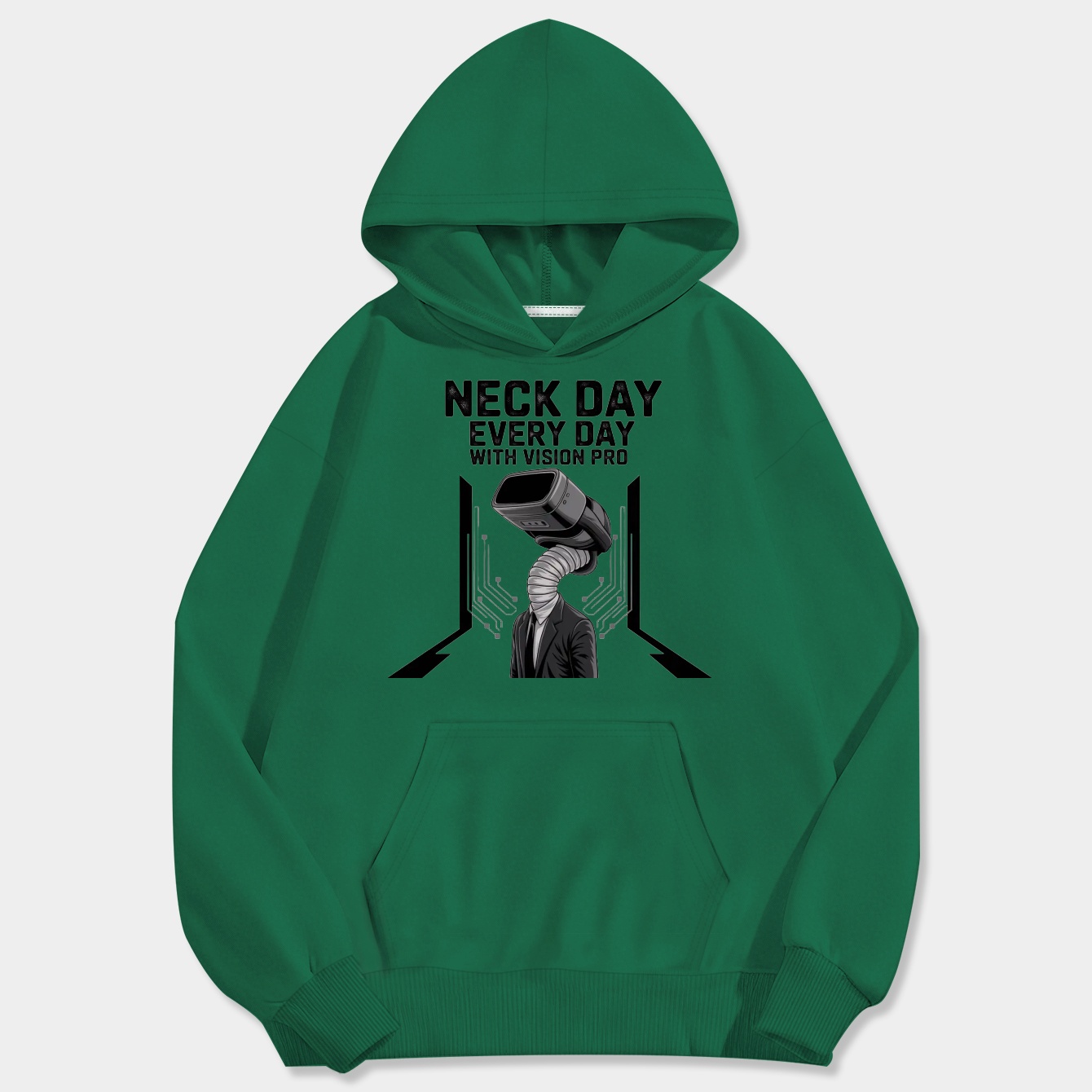 Neck Day Every Day Vision Pro Men's Big & Tall Hoodie