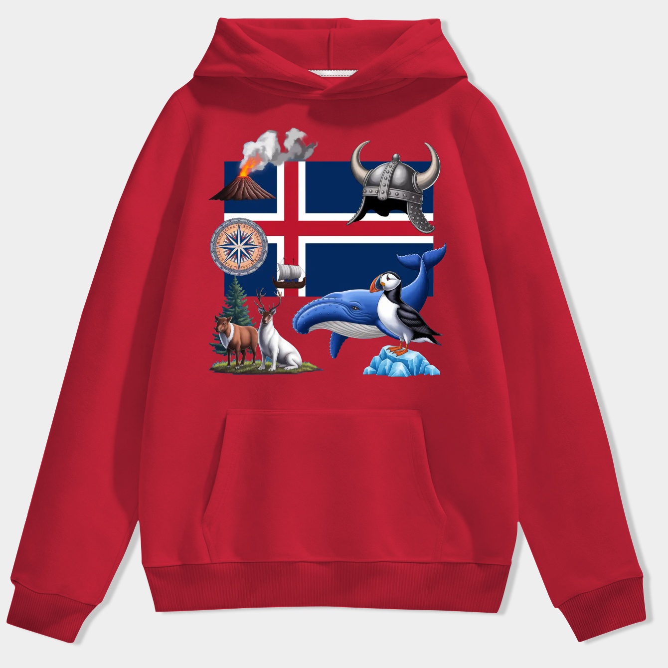 Iceland Pride Men's Hoodie