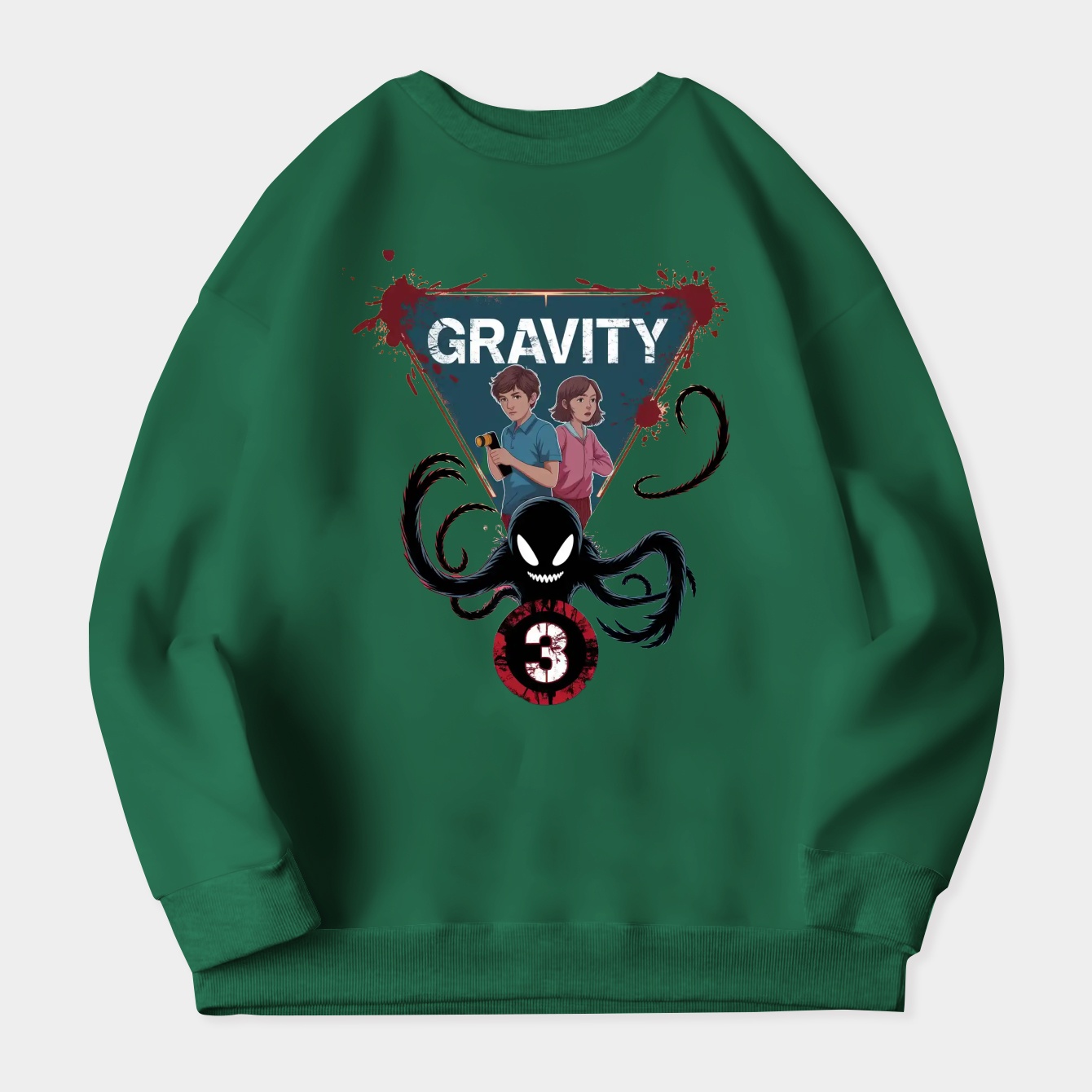 Stranger falls 3 Women's Crewneck Sweatshirt