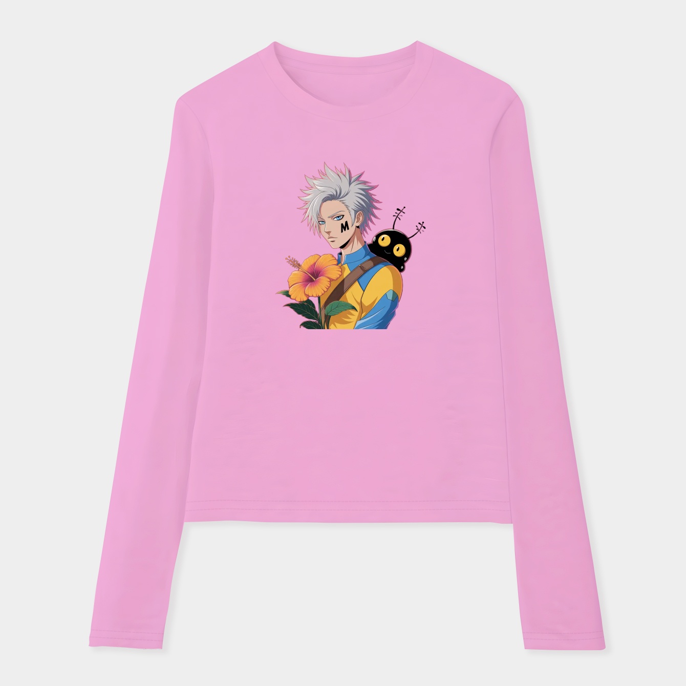 riku anime floral character