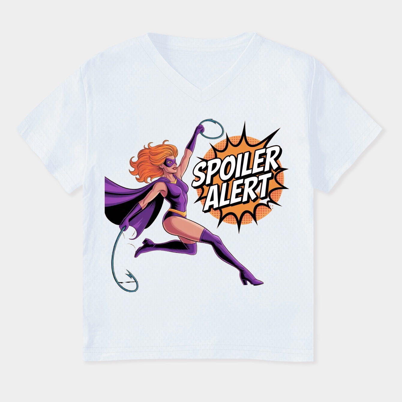 Spoiler Alert! Women's Plus Size V-Neck T-Shirt