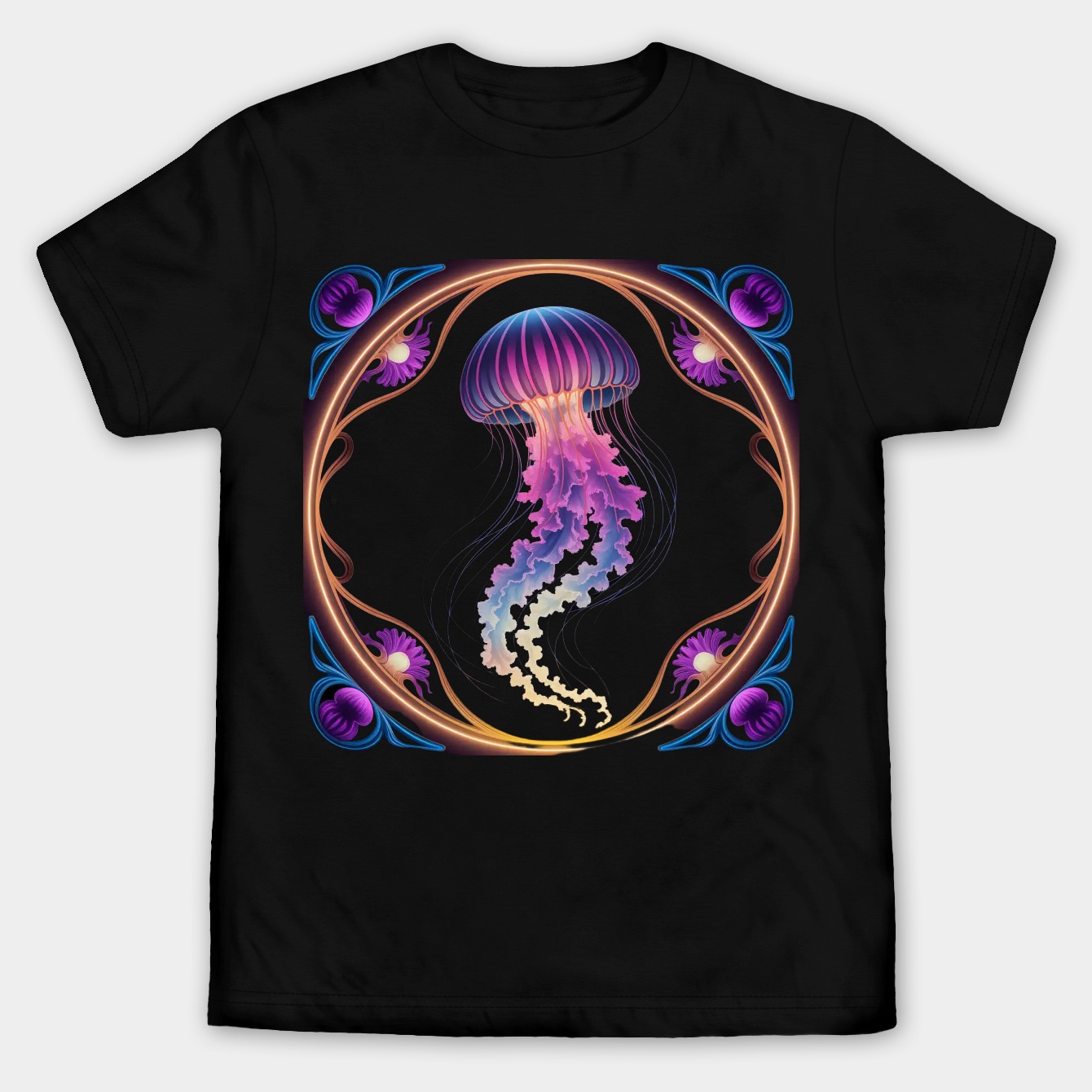 Jellyfish 4 Men's Big & Tall T-shirt