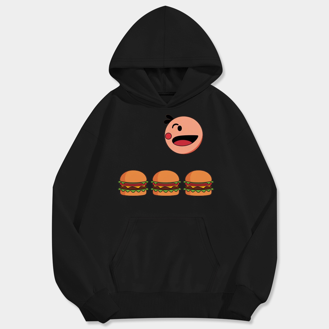 bob burger 2 Men's Big & Tall Hoodie