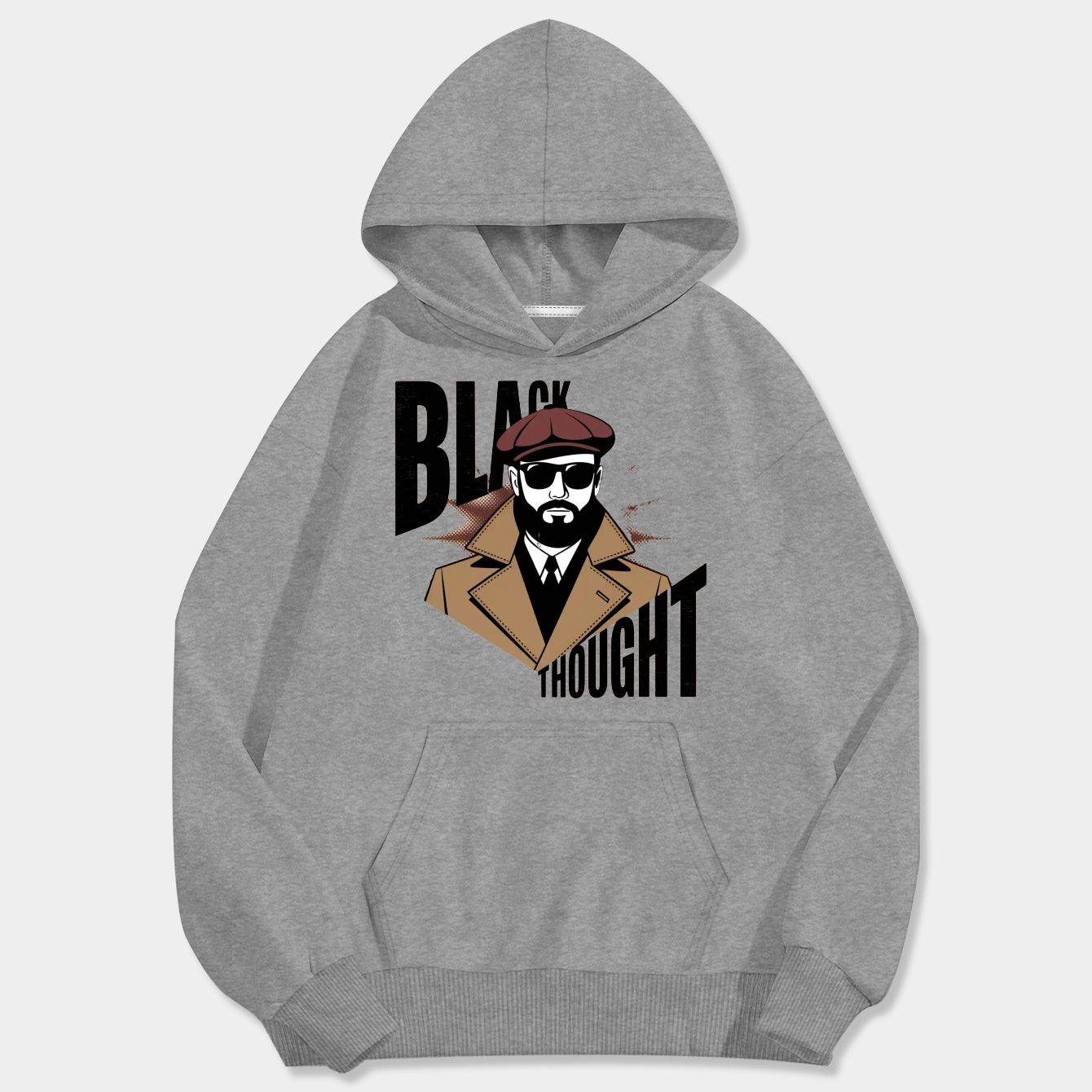 Black Thought Vintage Poster