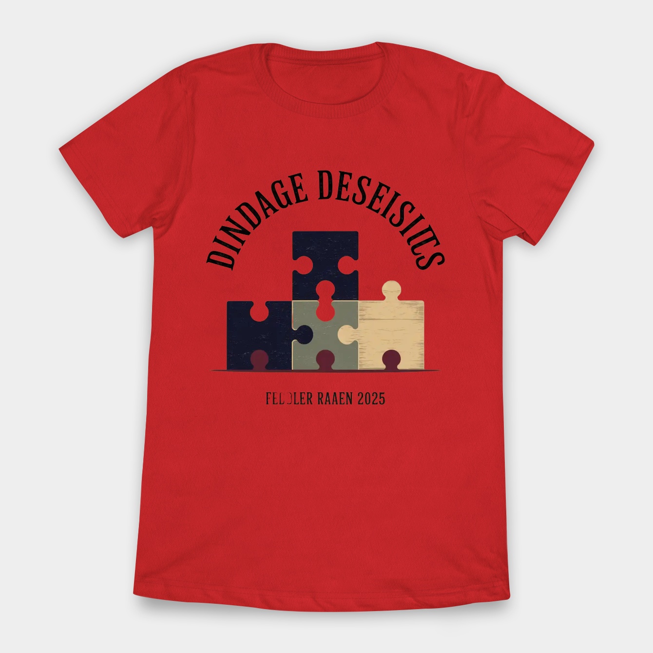 Divided Decisions: Fragmented Puzzle Pieces Women's T-Shirt