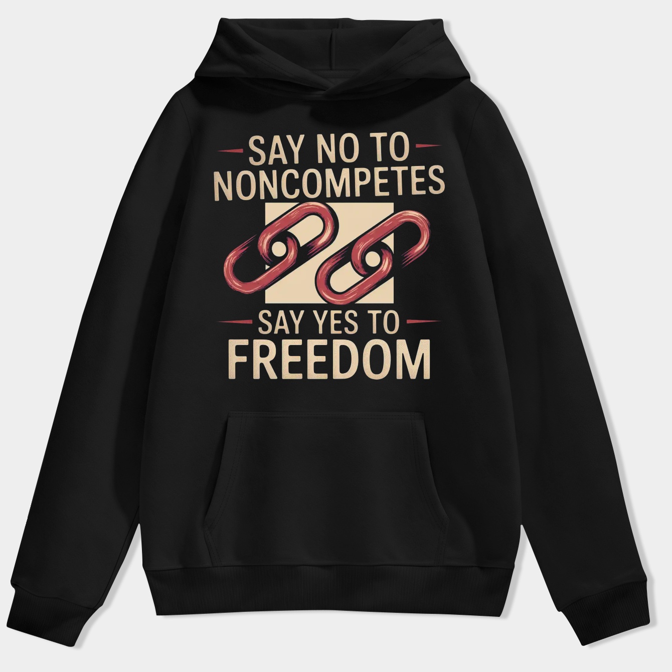Break Free From Noncompetes Men's Hoodie