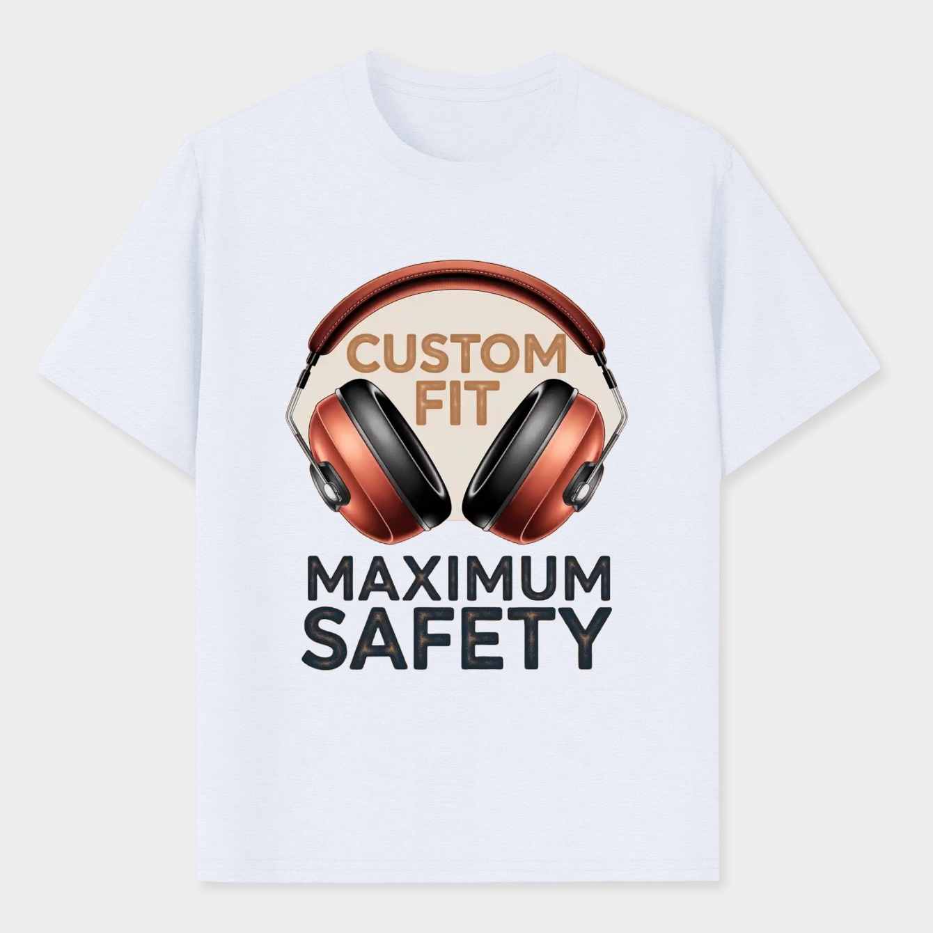 Vintage Earmuffs Custom Safety Men's Performance Athletic T-Shirt