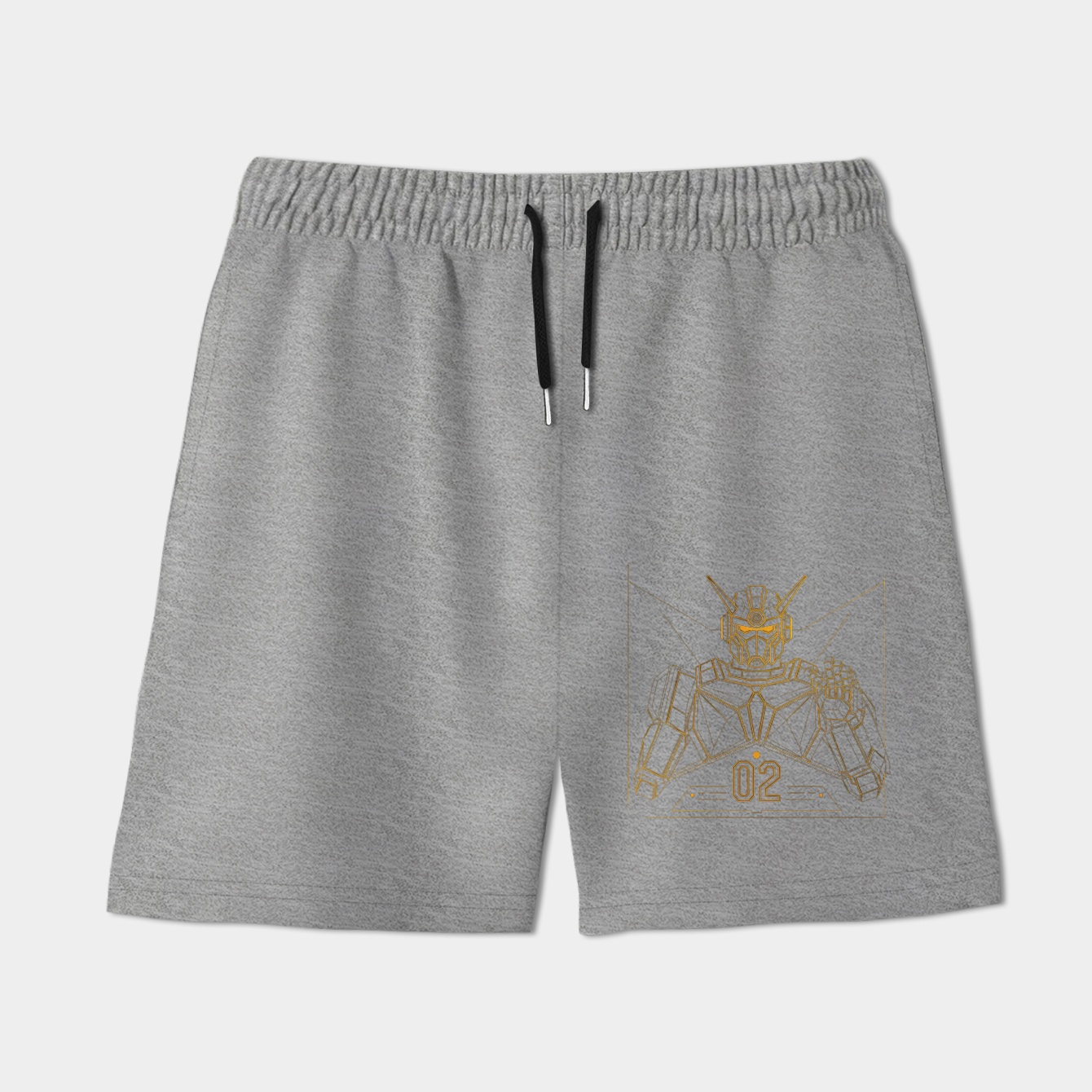 EVA_02 Mecha Linework Design Women's Shorts