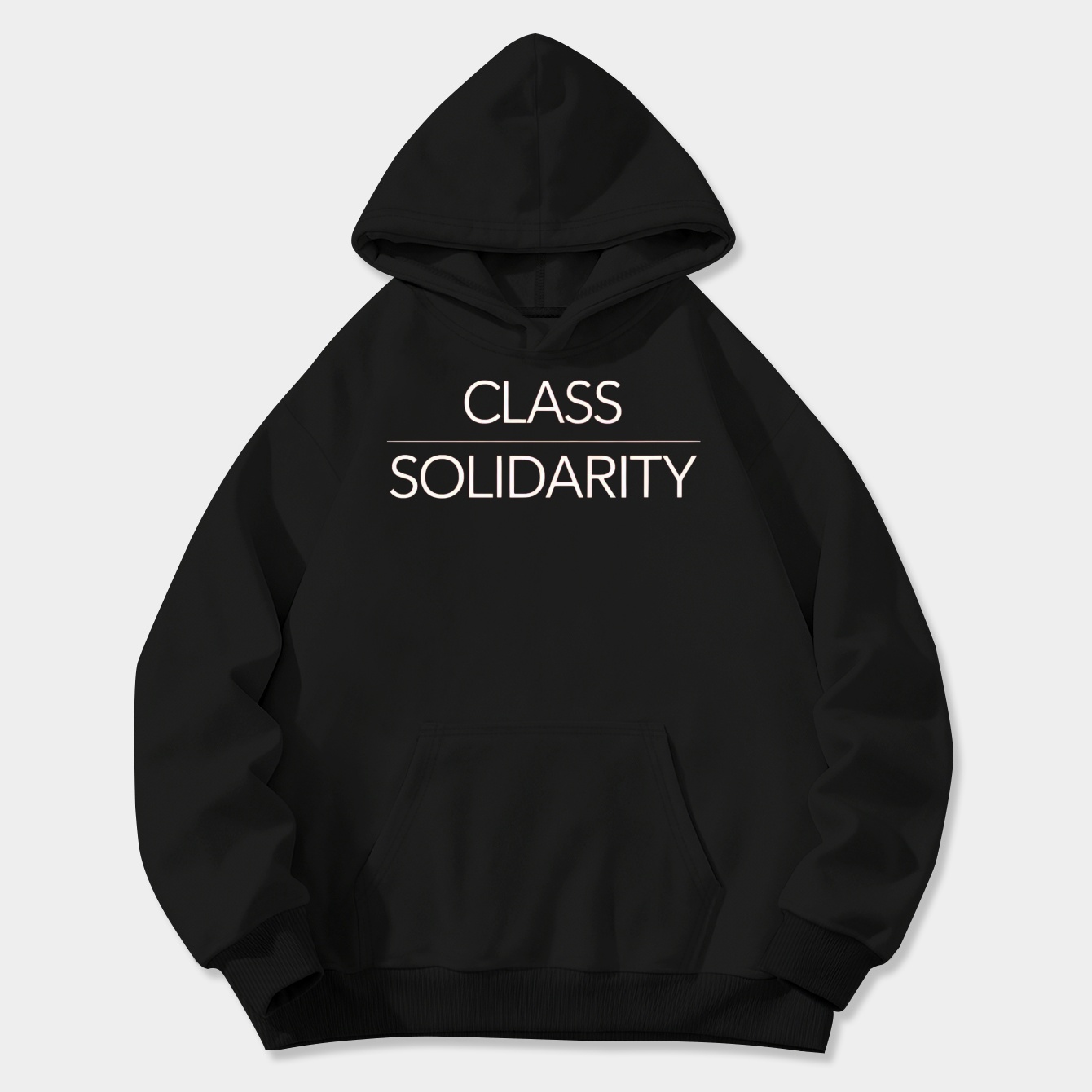 Class Solidarity Black Women's Plus Size Hoodie