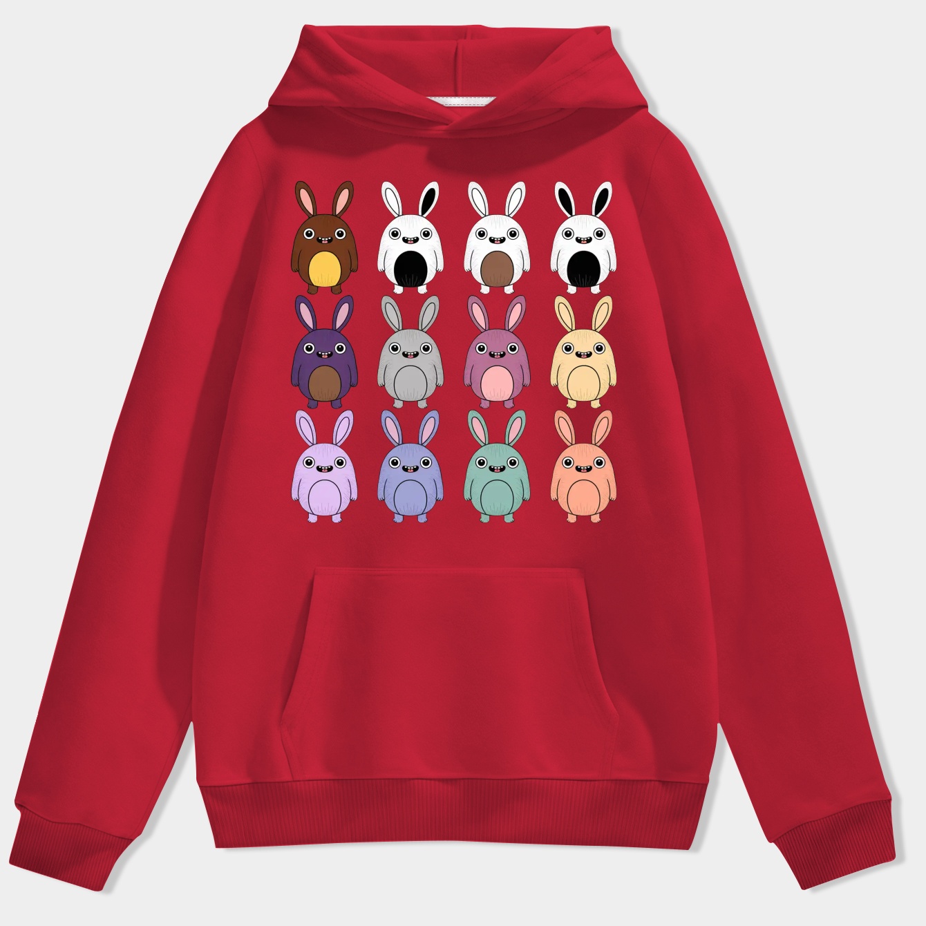 Labubu Rainbow Men's Hoodie