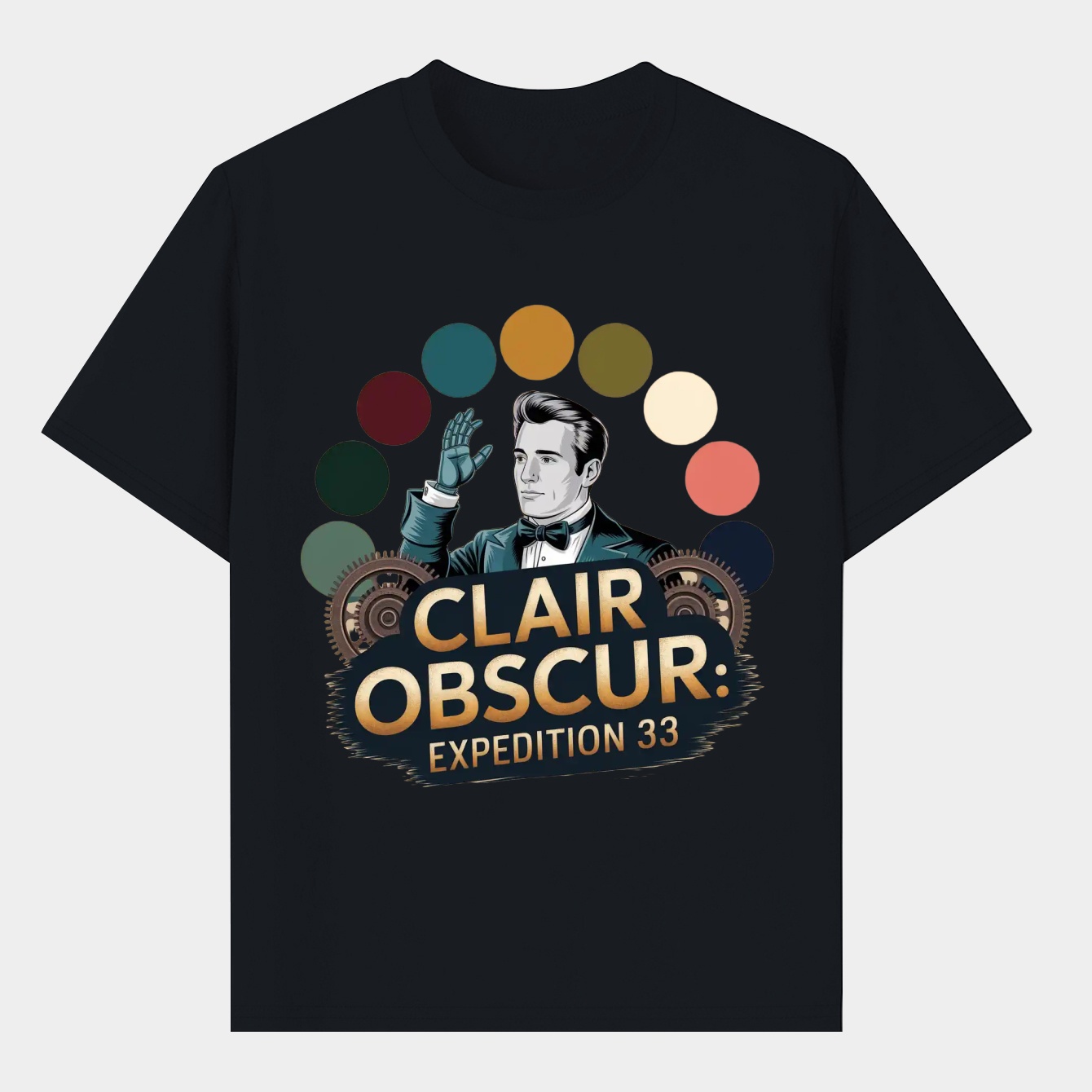 Clair Obscur: Steampunk Quest 33 Men's T-Shirt