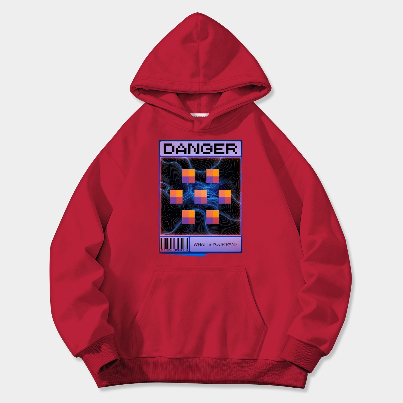 Minecraft Danger Map Design Women's Plus Size Hoodie
