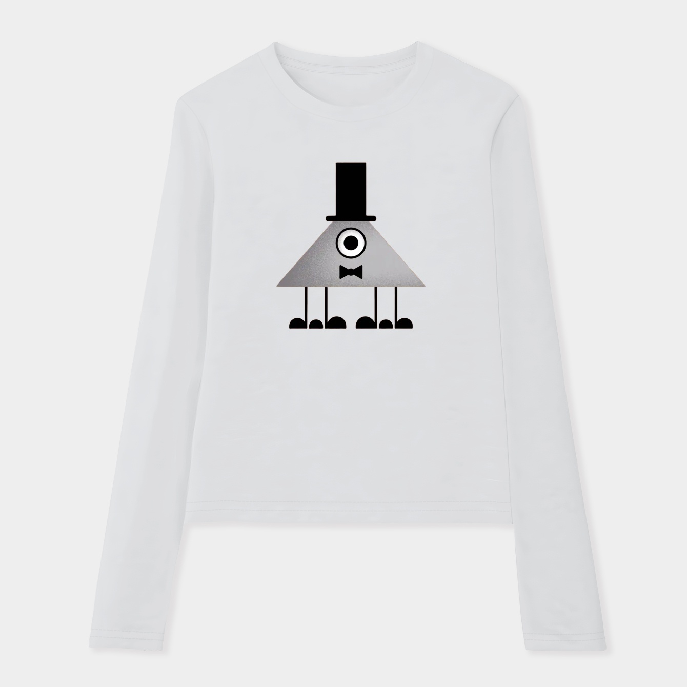 Bill Cipher Triangle Character Women's Soft Long Sleeve T-Shirt