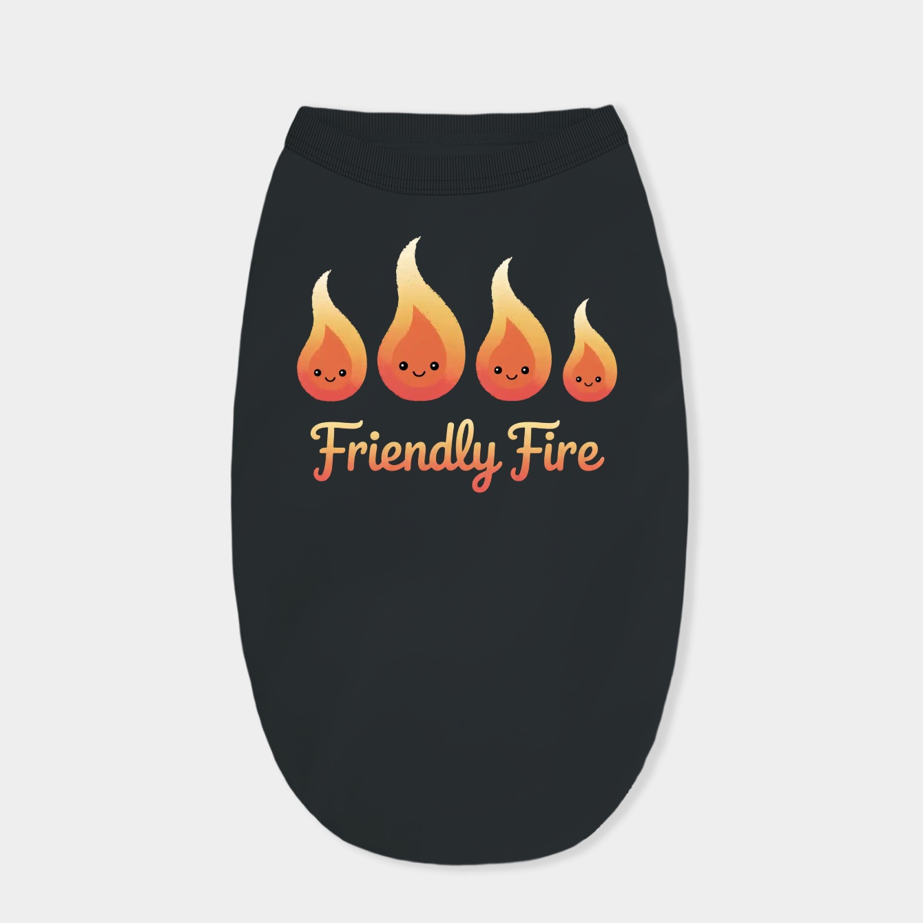 Friendly fire flames group Dog Shirt