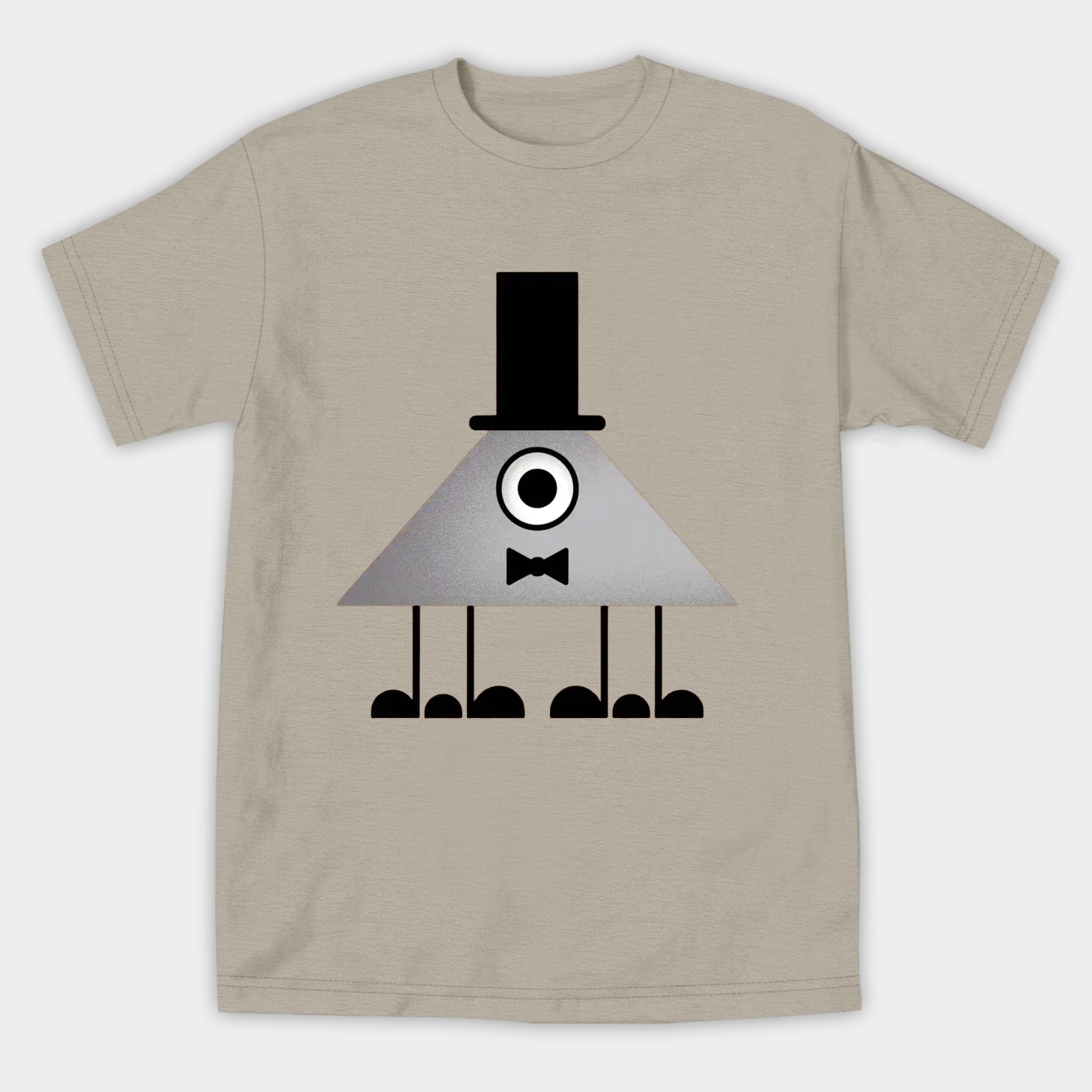 Bill Cipher Triangle Character Women's Athletic Performance T-Shirt