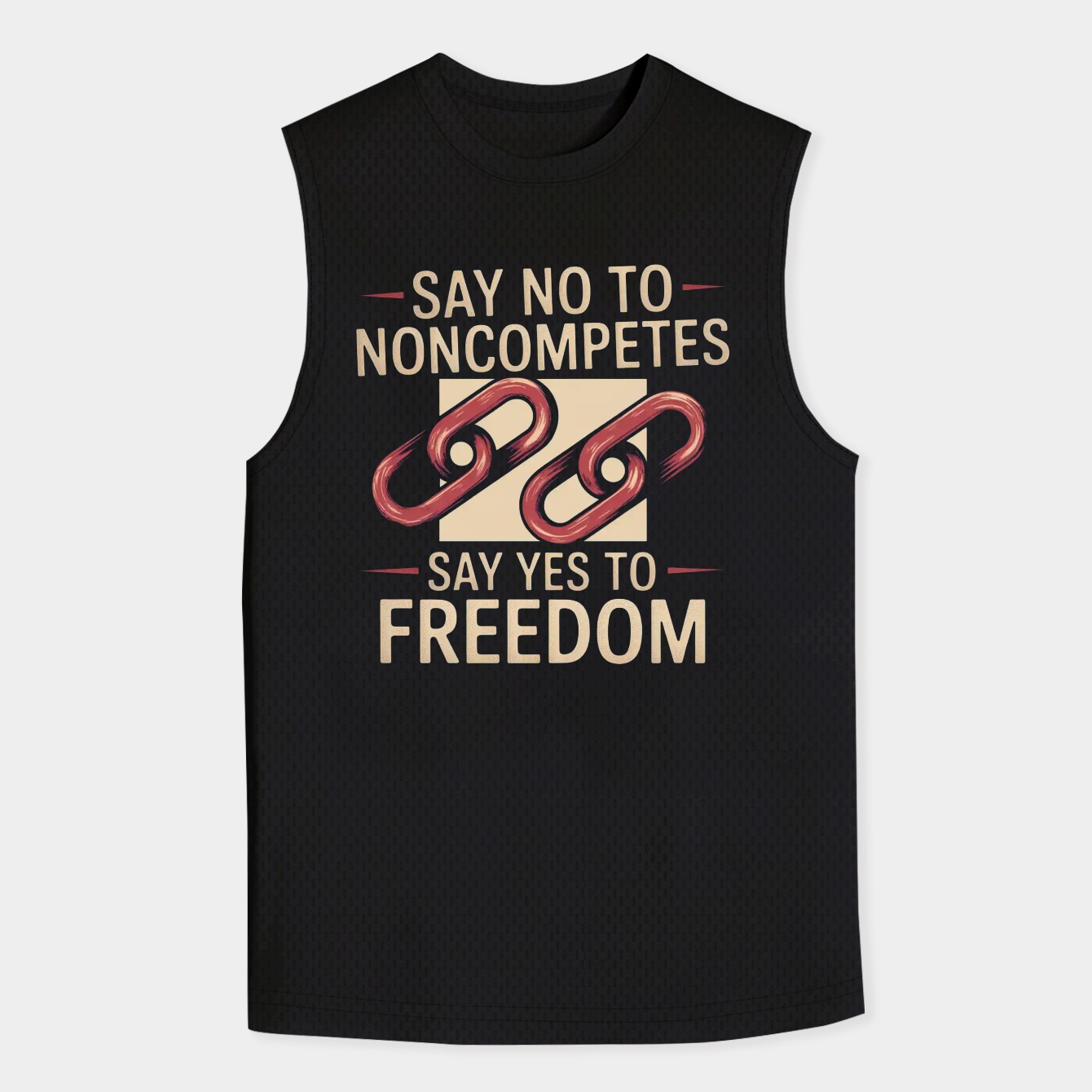 Break Free From Noncompetes Men's Big & Tall Tank Top