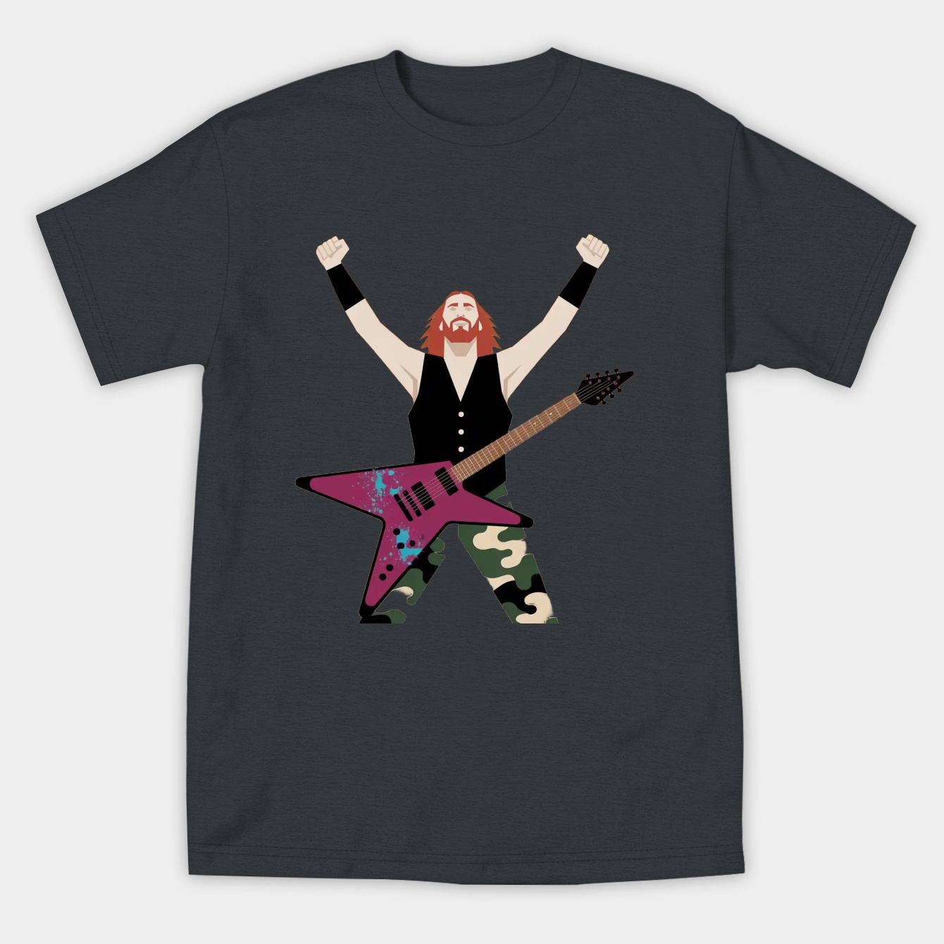 Dimebag Darrell Women's Athletic Performance T-Shirt