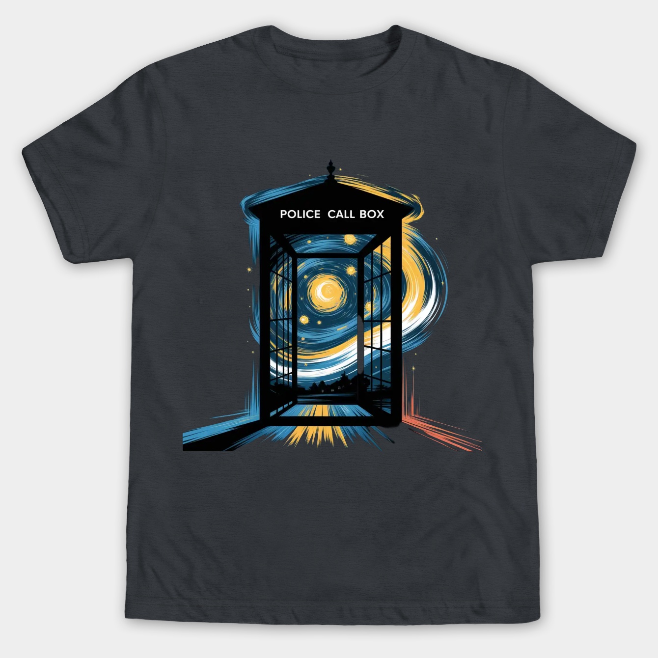 Doctor's Starry Night Men's Big & Tall T-shirt