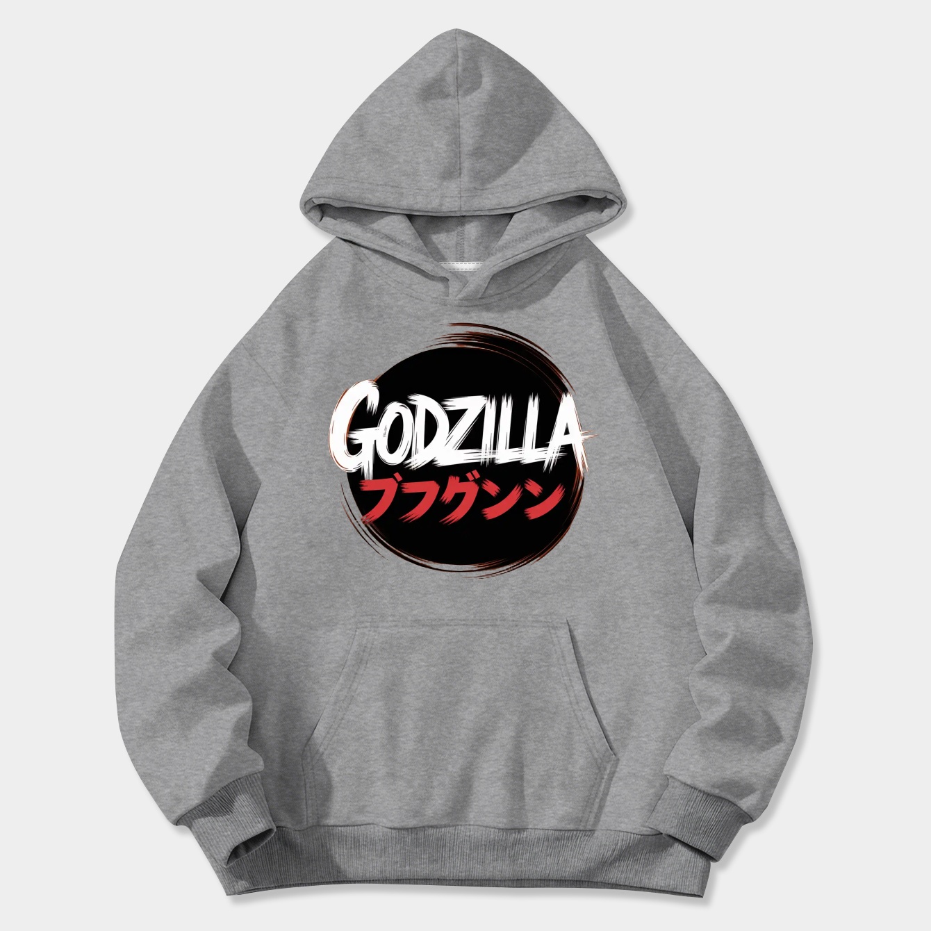 Godzilla Calligraphy Women's Plus Size Hoodie