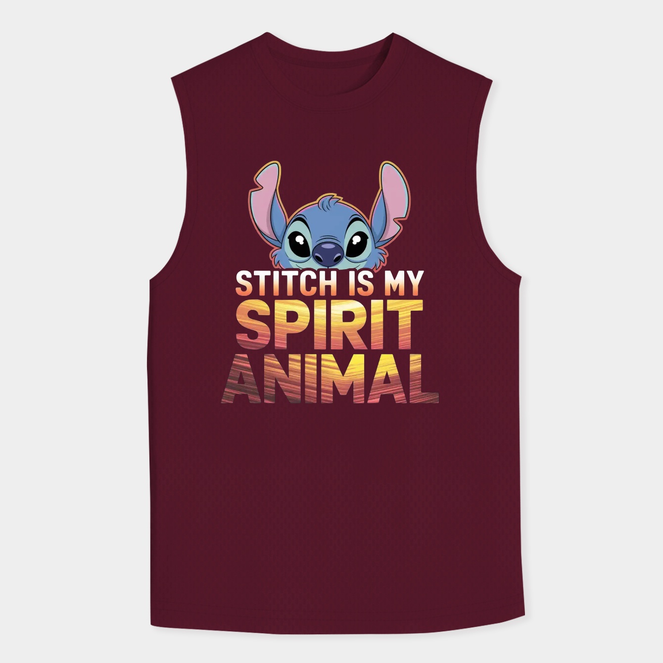 Stitch is my spirit animal, Lilo and Stitch Spirit Animal Men's Tank Top