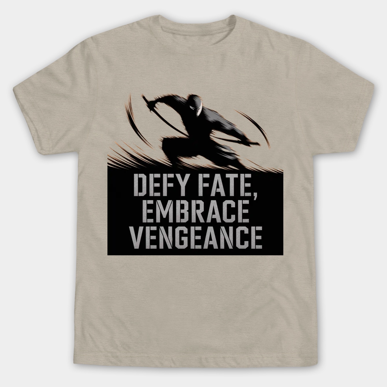 Defy Fate, Embrace Vengeance Men's Big & Tall T-shirt