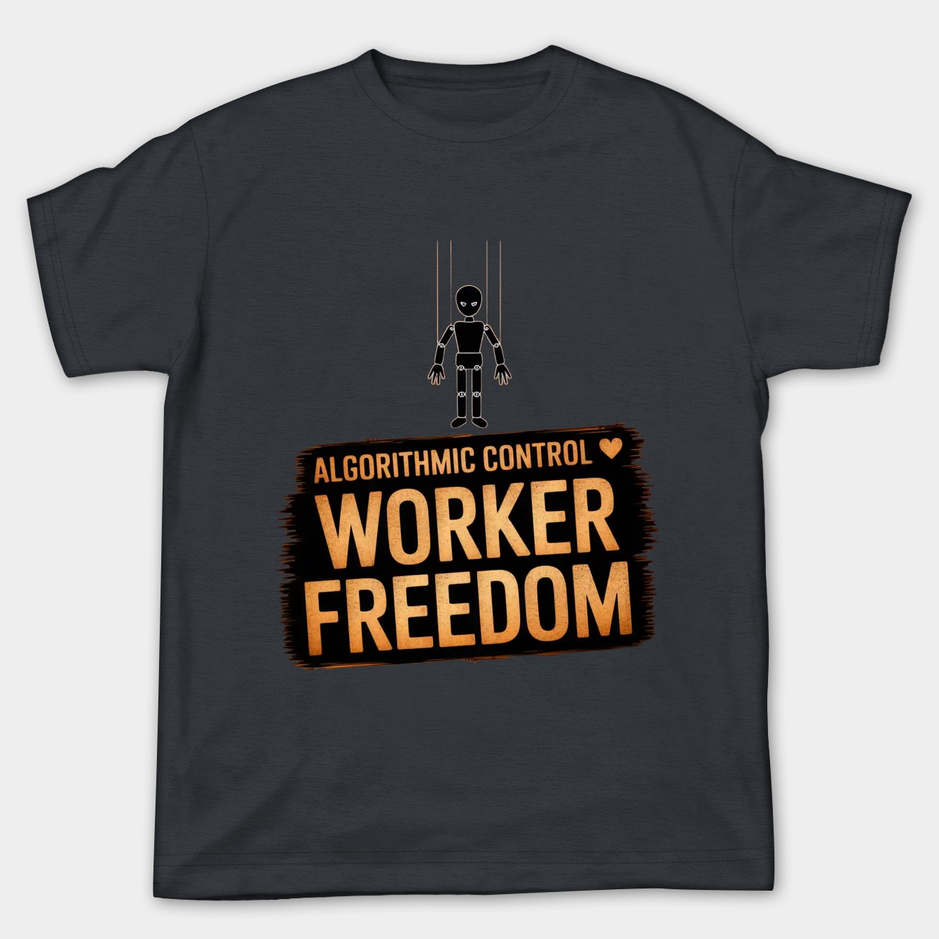 Puppet Strings vs Worker Freedom Women's Plus Size T-shirt