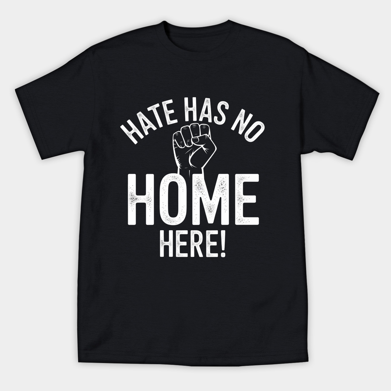 Hate Has No Home Here Women's Athletic Performance T-Shirt