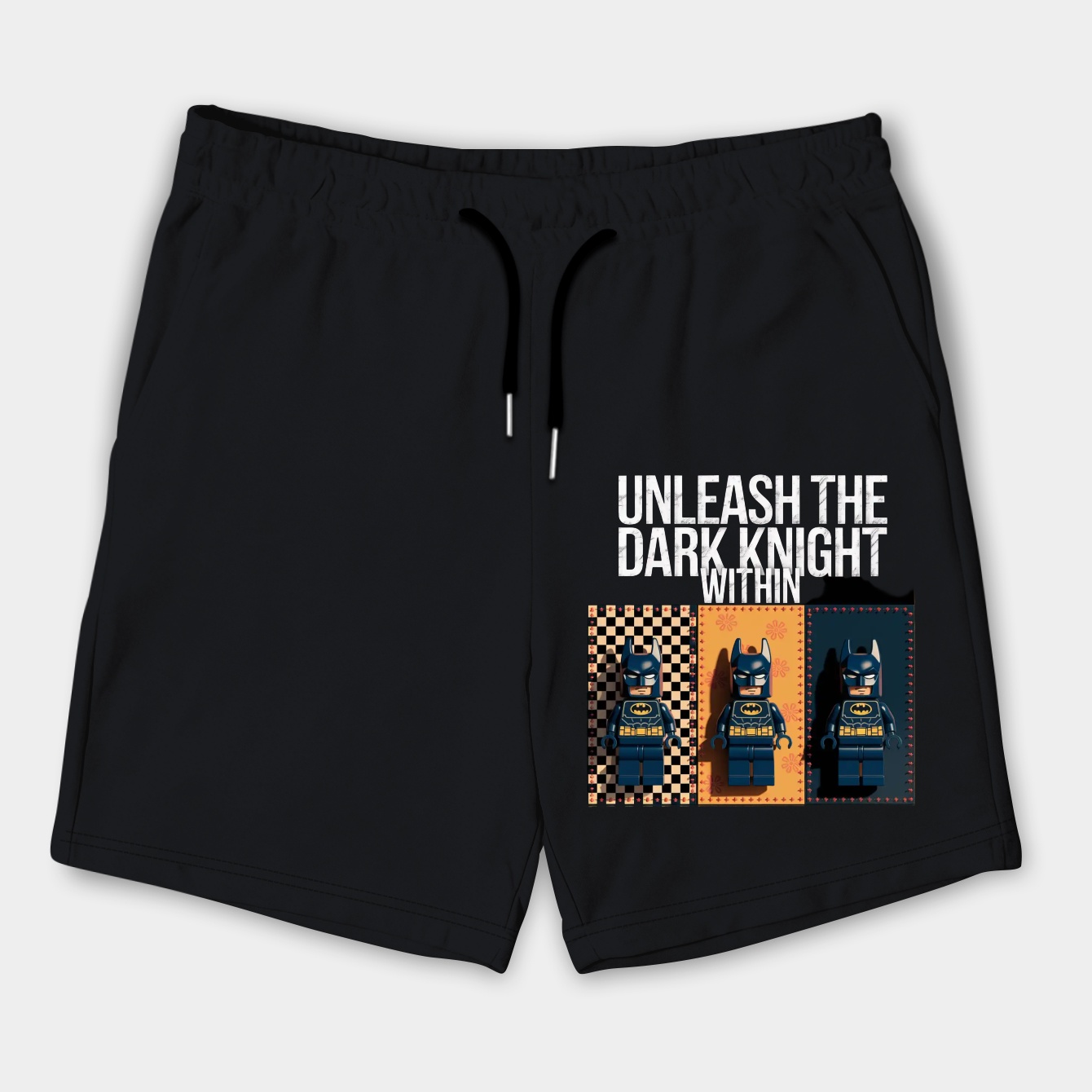 Patchwork Batman Minifig Trio Men's Shorts