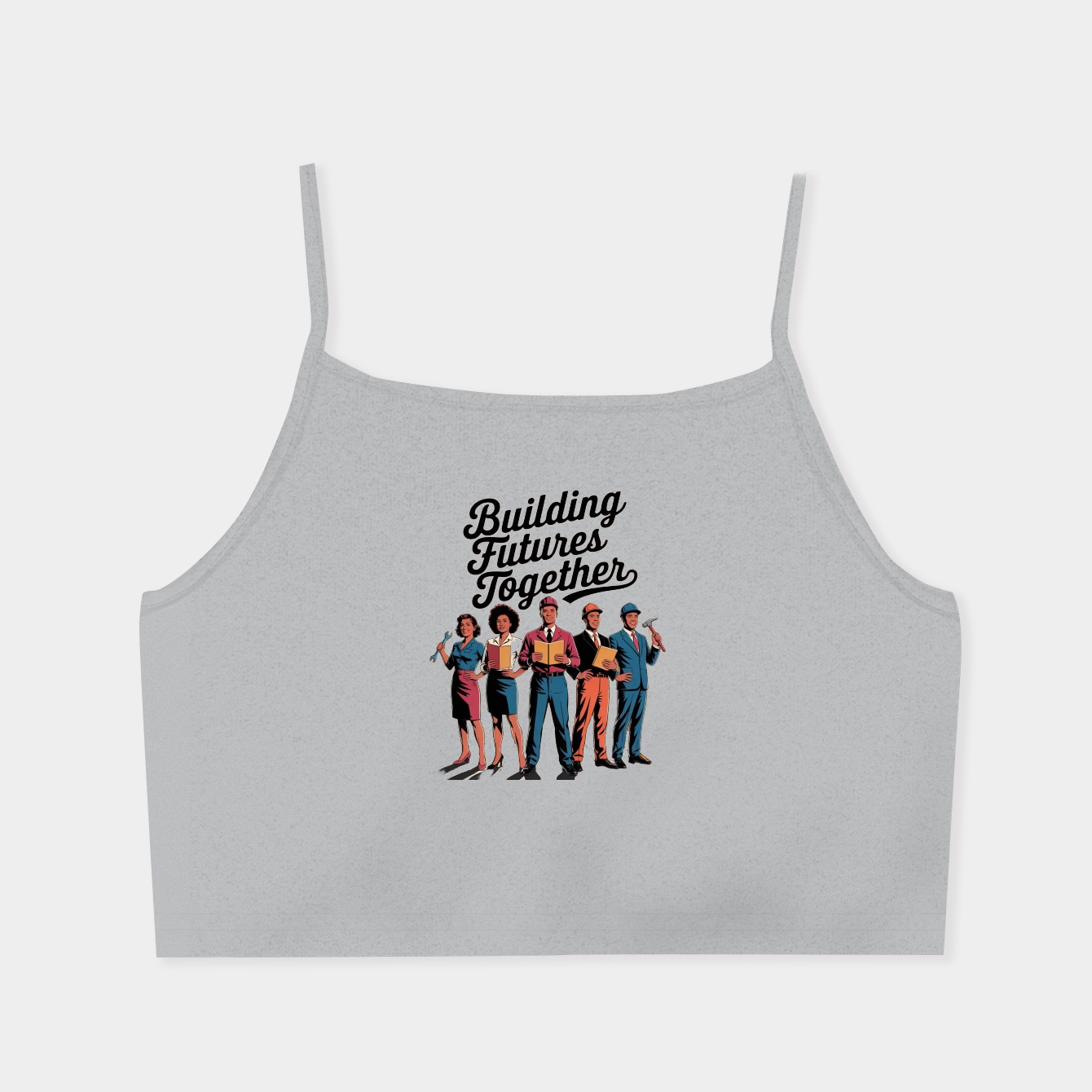 Building Futures Together Workforce Unity Women's  Spaghetti Strap Tank Top