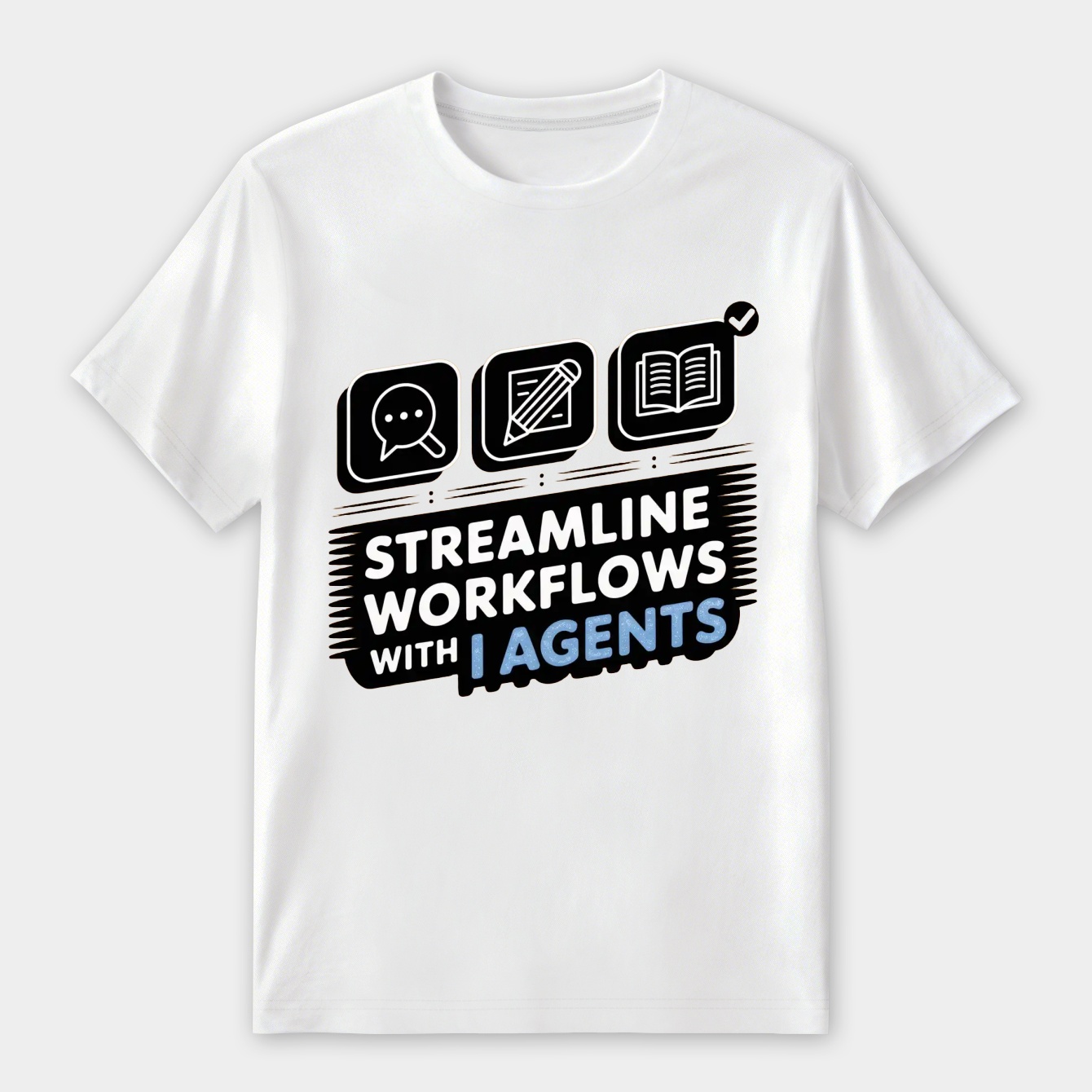 Streamline Workflows with AI Agents Women's Premium Soft T-Shirt