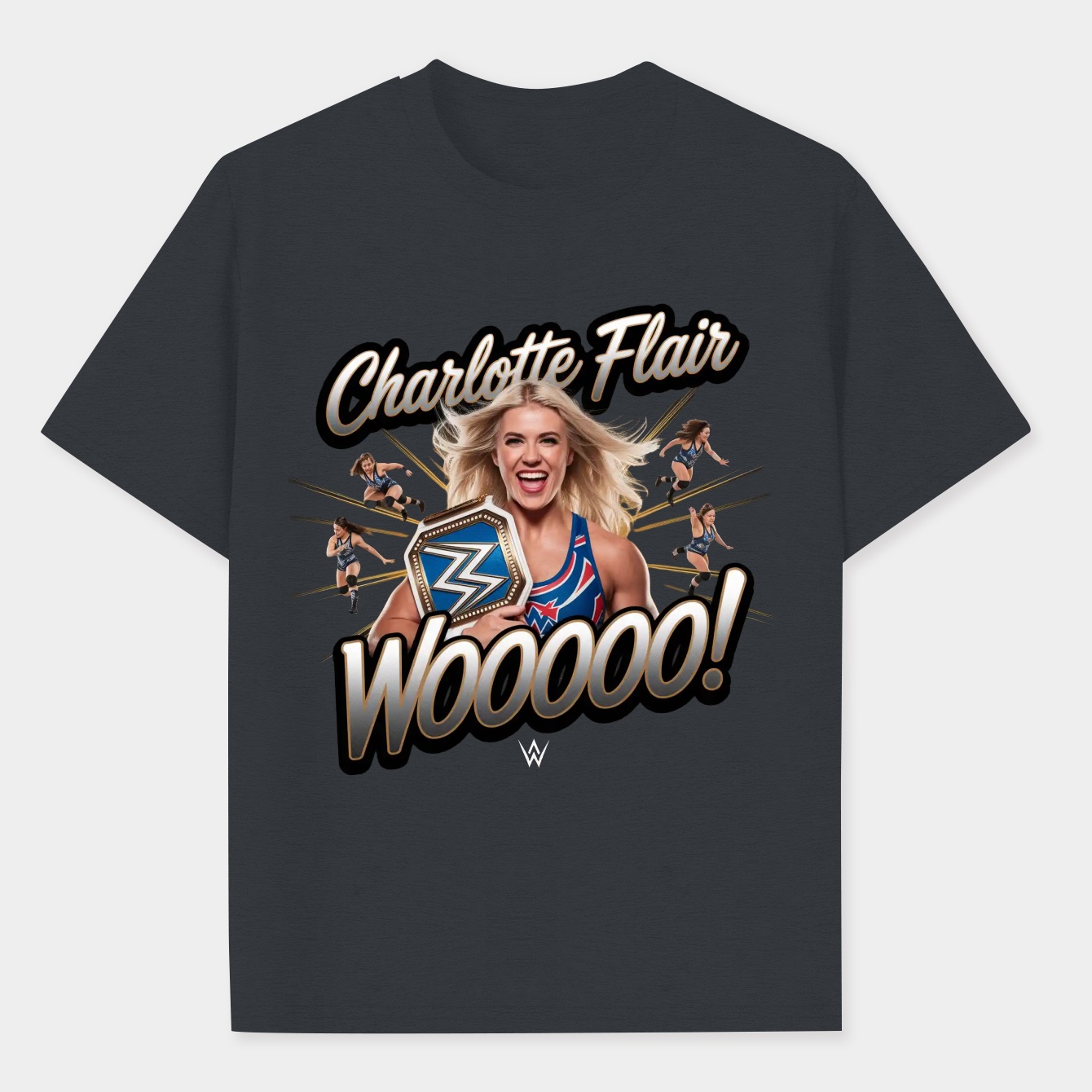 Charlotte Flair Wooooo Men's Performance Athletic T-Shirt