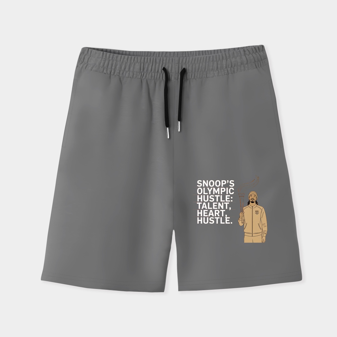 Snoop's Olympic Hustle Torch Men's Quick-Dry Athletic Shorts