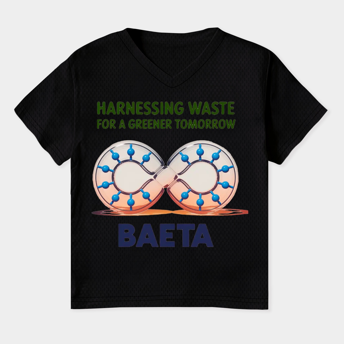 Infinity Loop Recycling for Tomorrow Women's Plus Size V-Neck T-Shirt