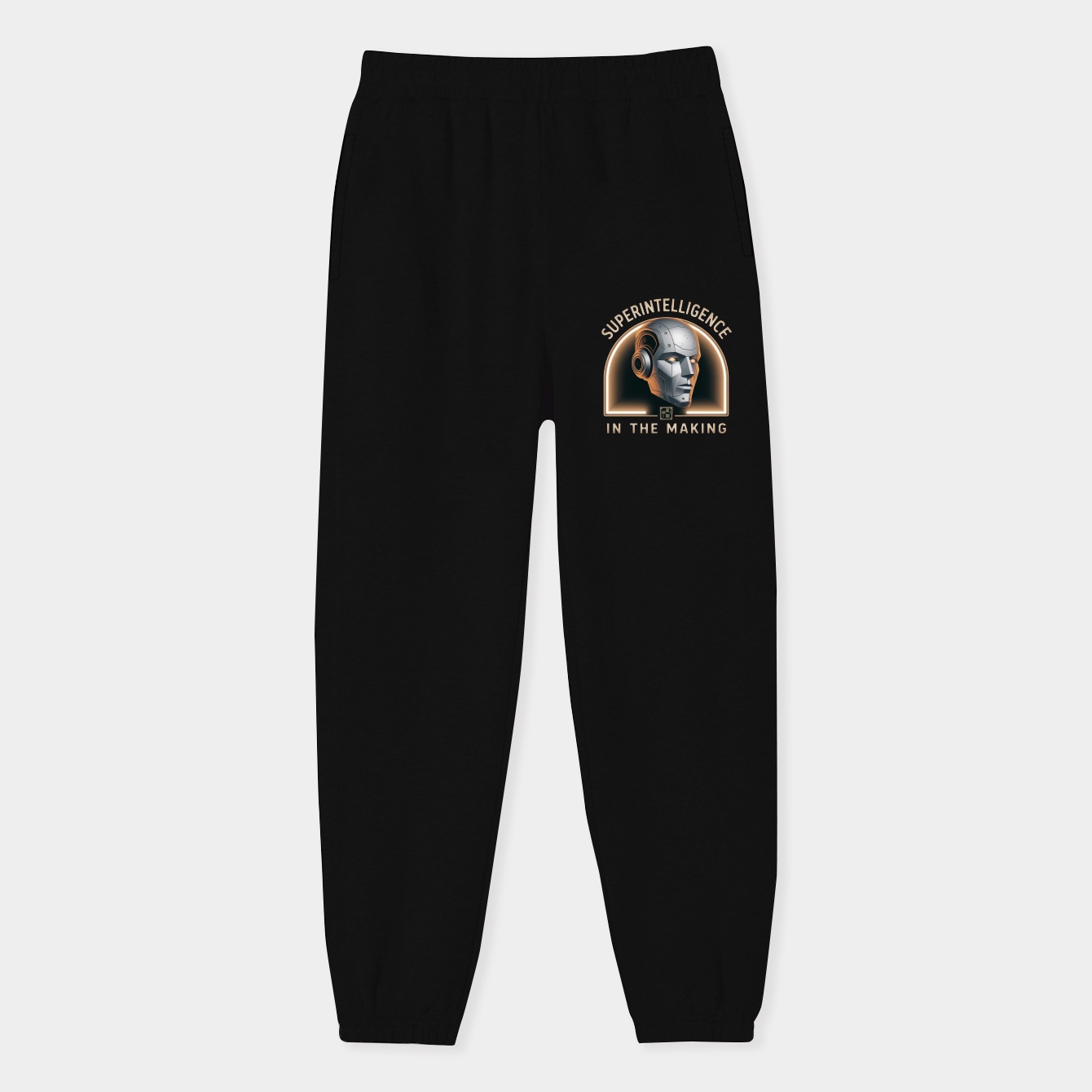 Superintelligence Retro Robot Head Women's Sweatpants