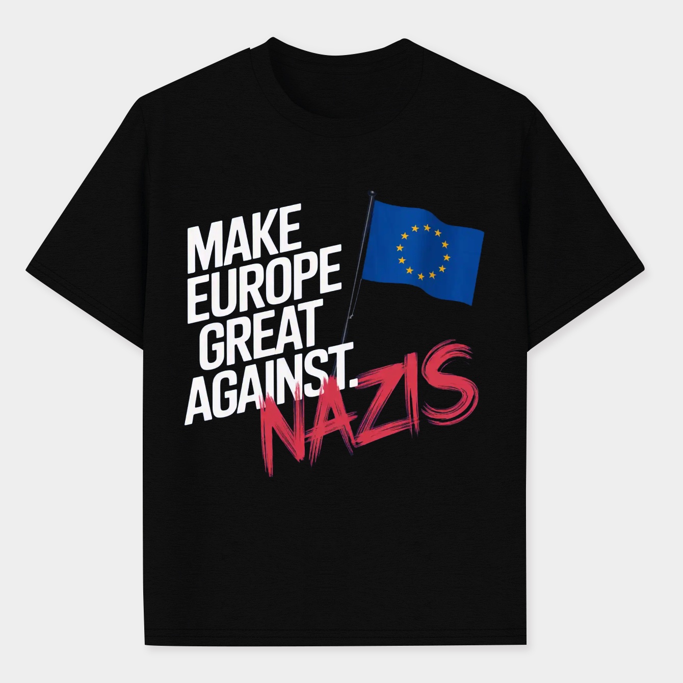 MEGA against Nazis Men's Performance Athletic T-Shirt