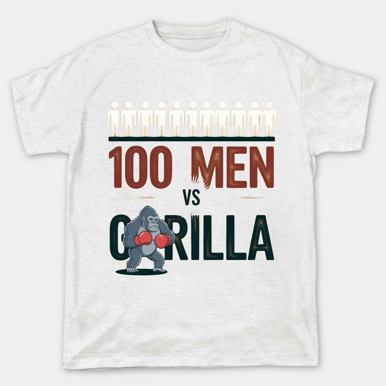 100 Men vs Boxing Gorilla