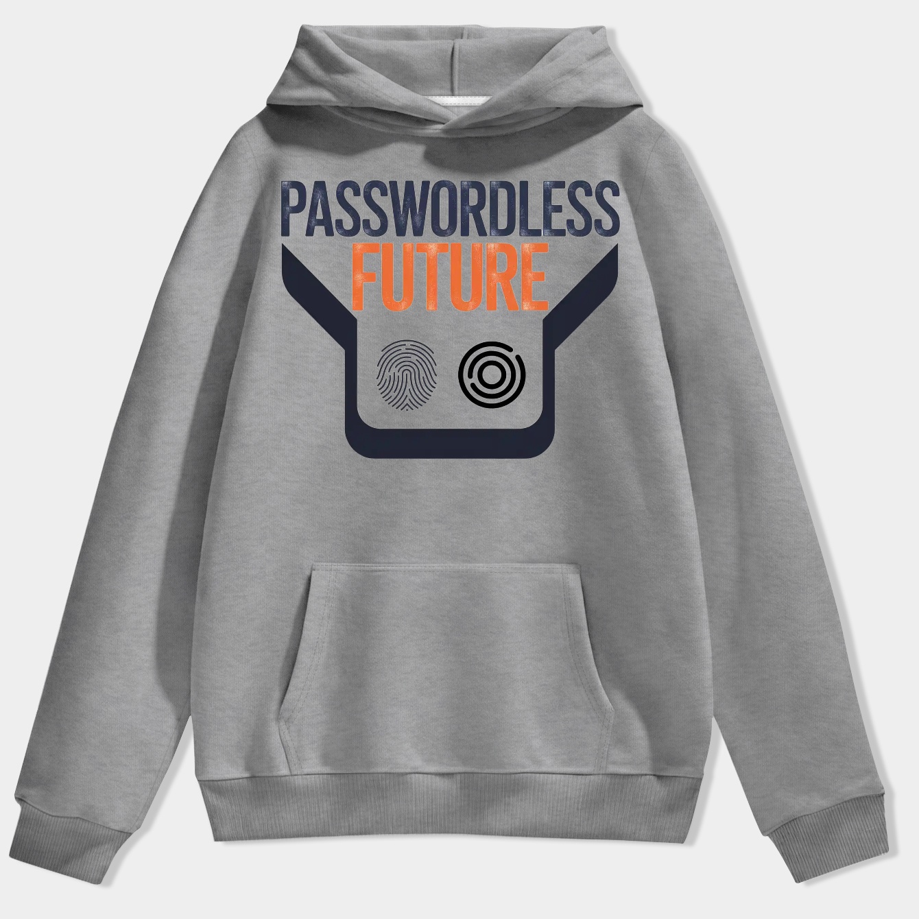 Passwordless Future Bold Statement Men's Hoodie