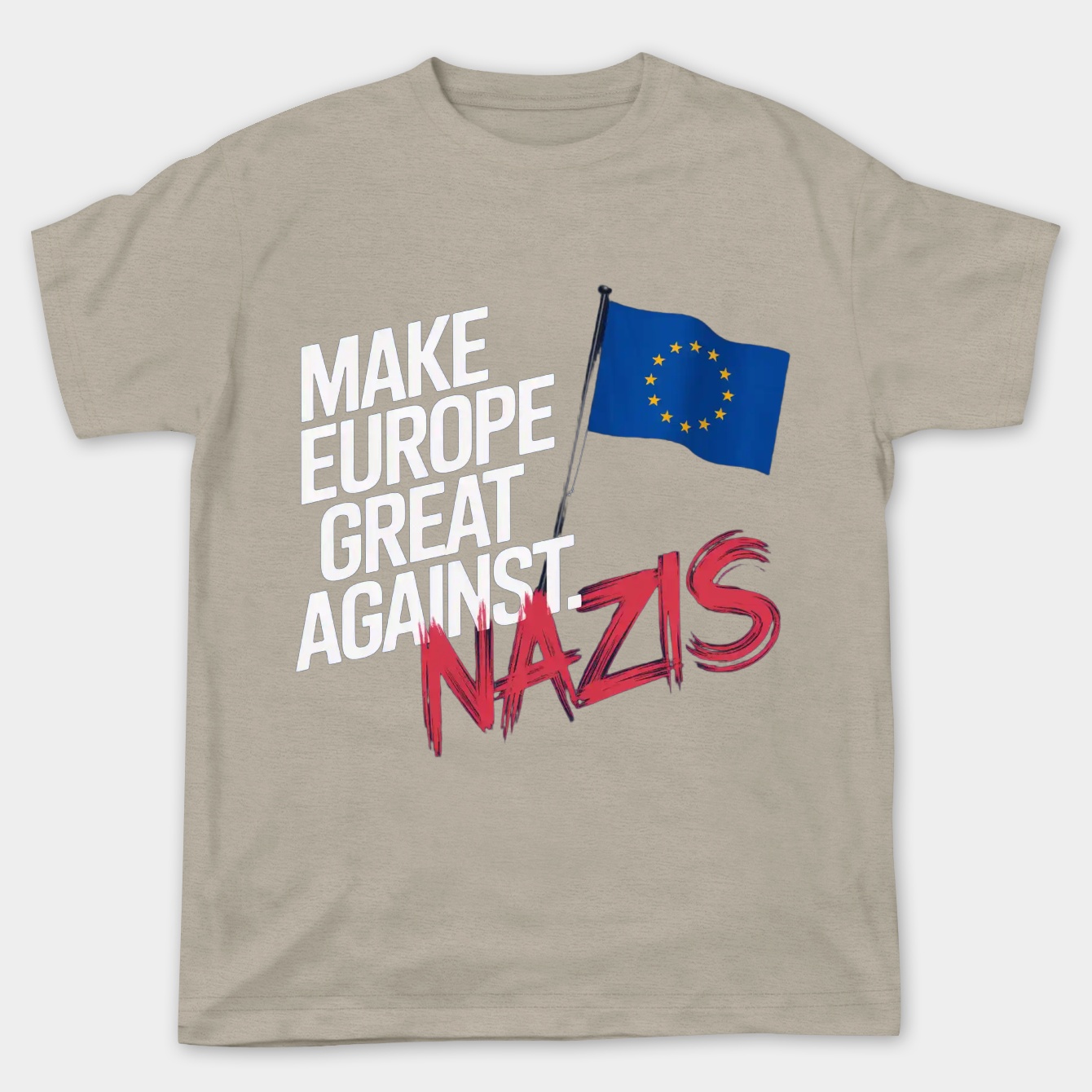 MEGA against Nazis Women's Plus Size T-shirt