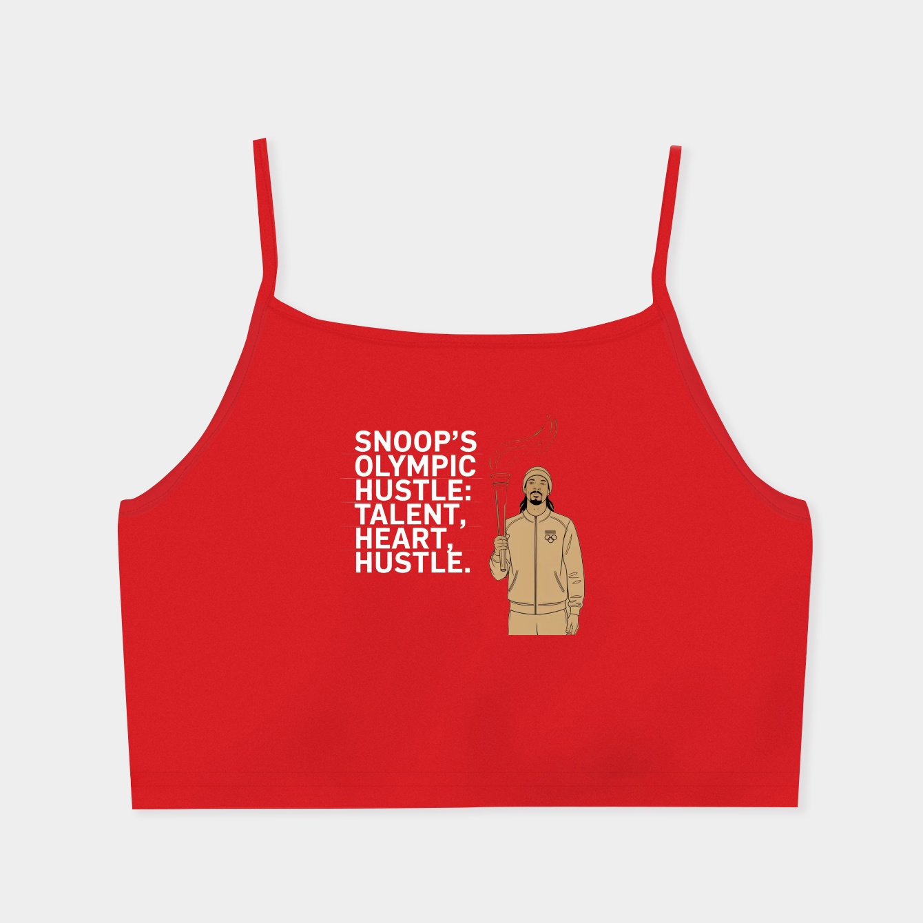 Snoop's Olympic Hustle Torch Women's  Spaghetti Strap Tank Top