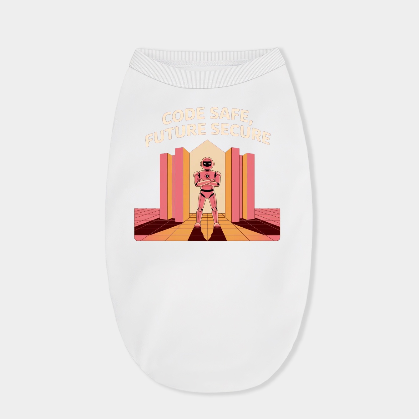 Code Safe Robot Guardian Dog Shirt