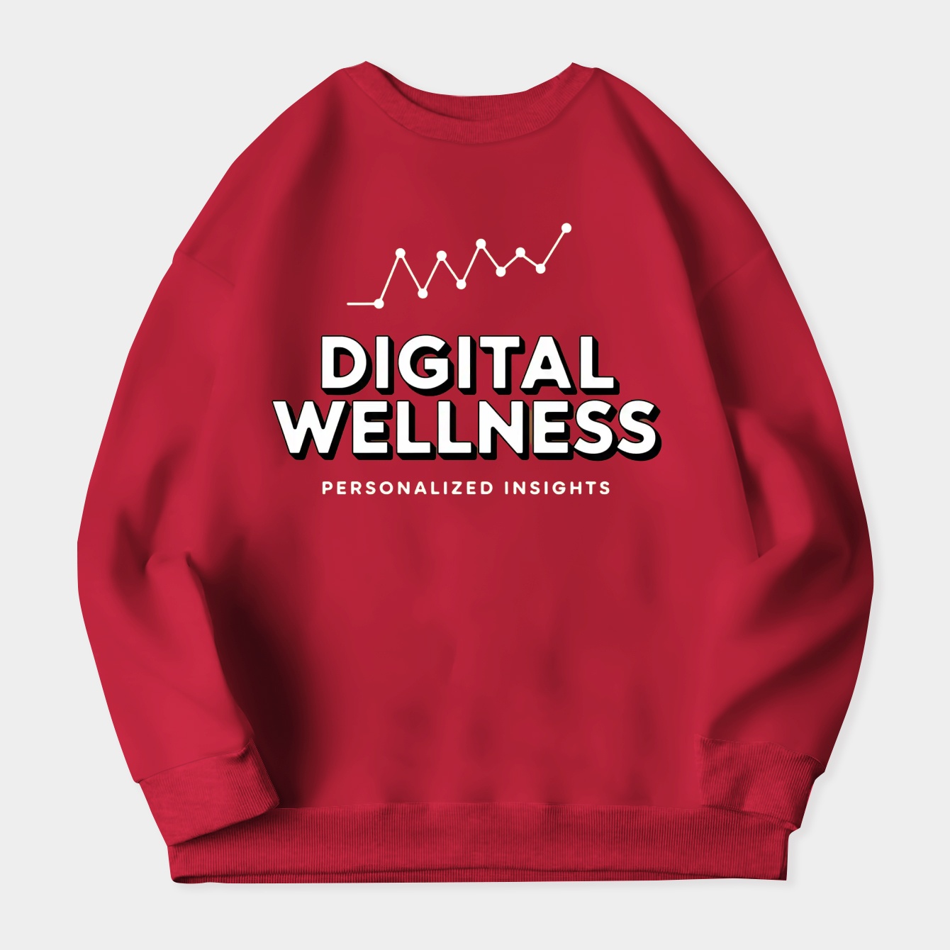 Digital Wellness Sleep Tracker Women's Crewneck Sweatshirt