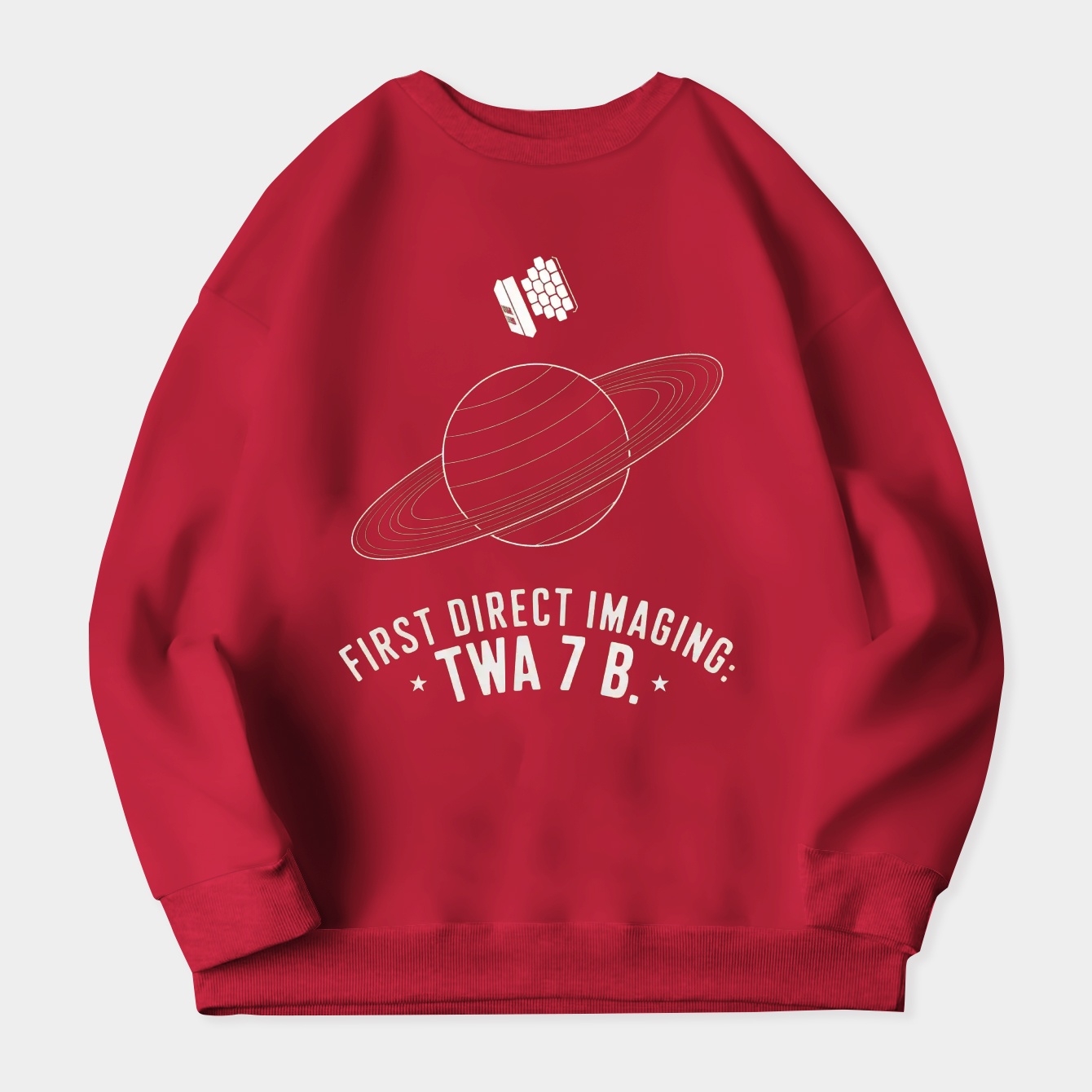 TWA 7 b Cosmic Discovery Women's Crewneck Sweatshirt