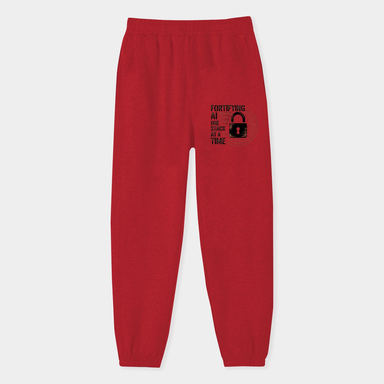 Fortifying AI Padlock Binary Shield Women's Sweatpants
