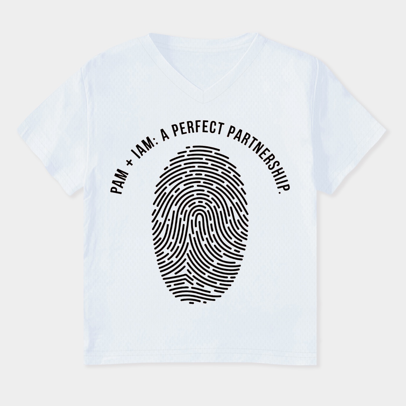 Binary Fingerprint: Perfect Partnership Women's Plus Size V-Neck T-Shirt