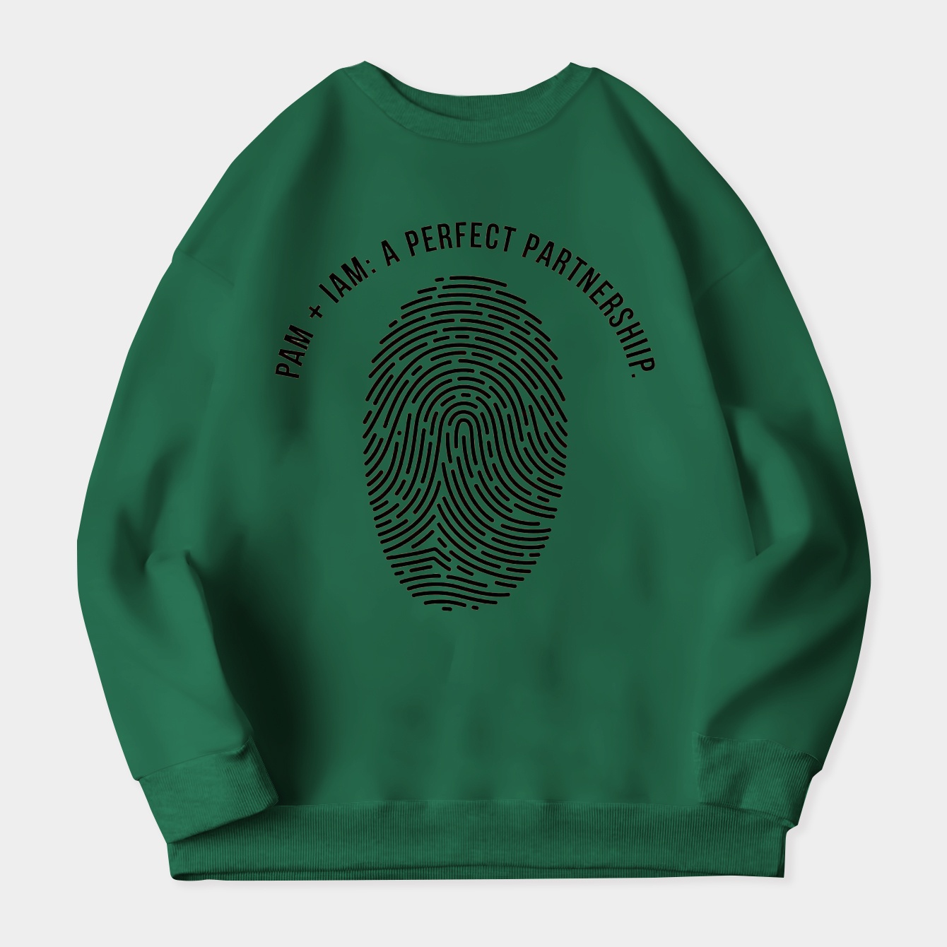Binary Fingerprint: Perfect Partnership Women's Crewneck Sweatshirt