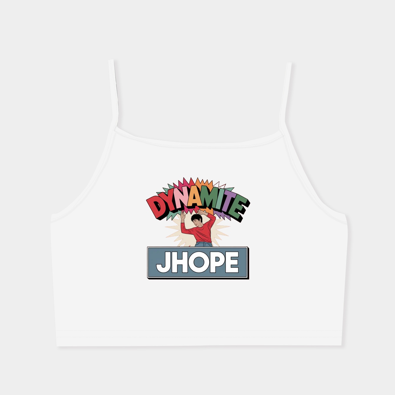 BTS DYNAMITE JHOPE Women's  Spaghetti Strap Tank Top