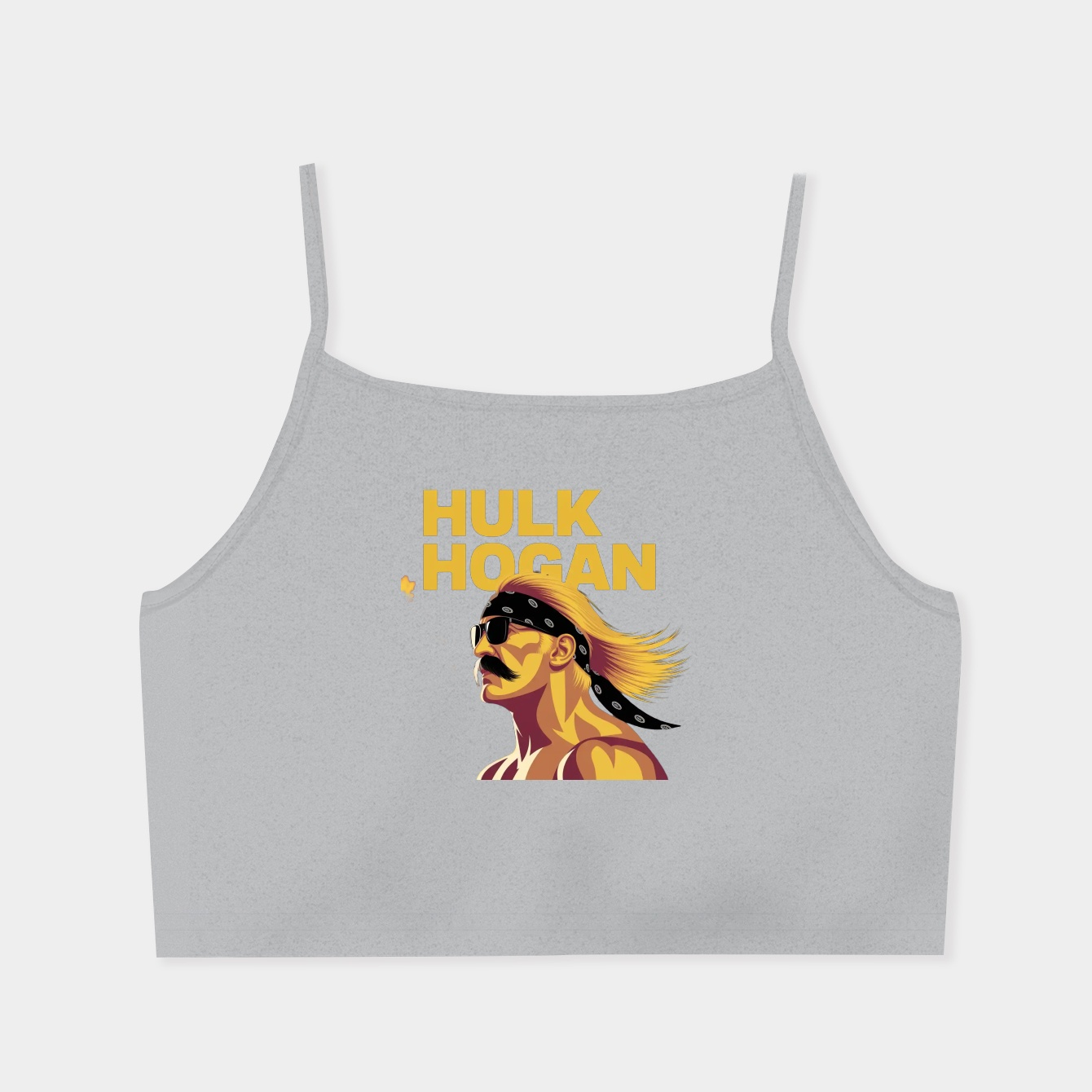 90's vintage Hulk Hogan Women's  Spaghetti Strap Tank Top
