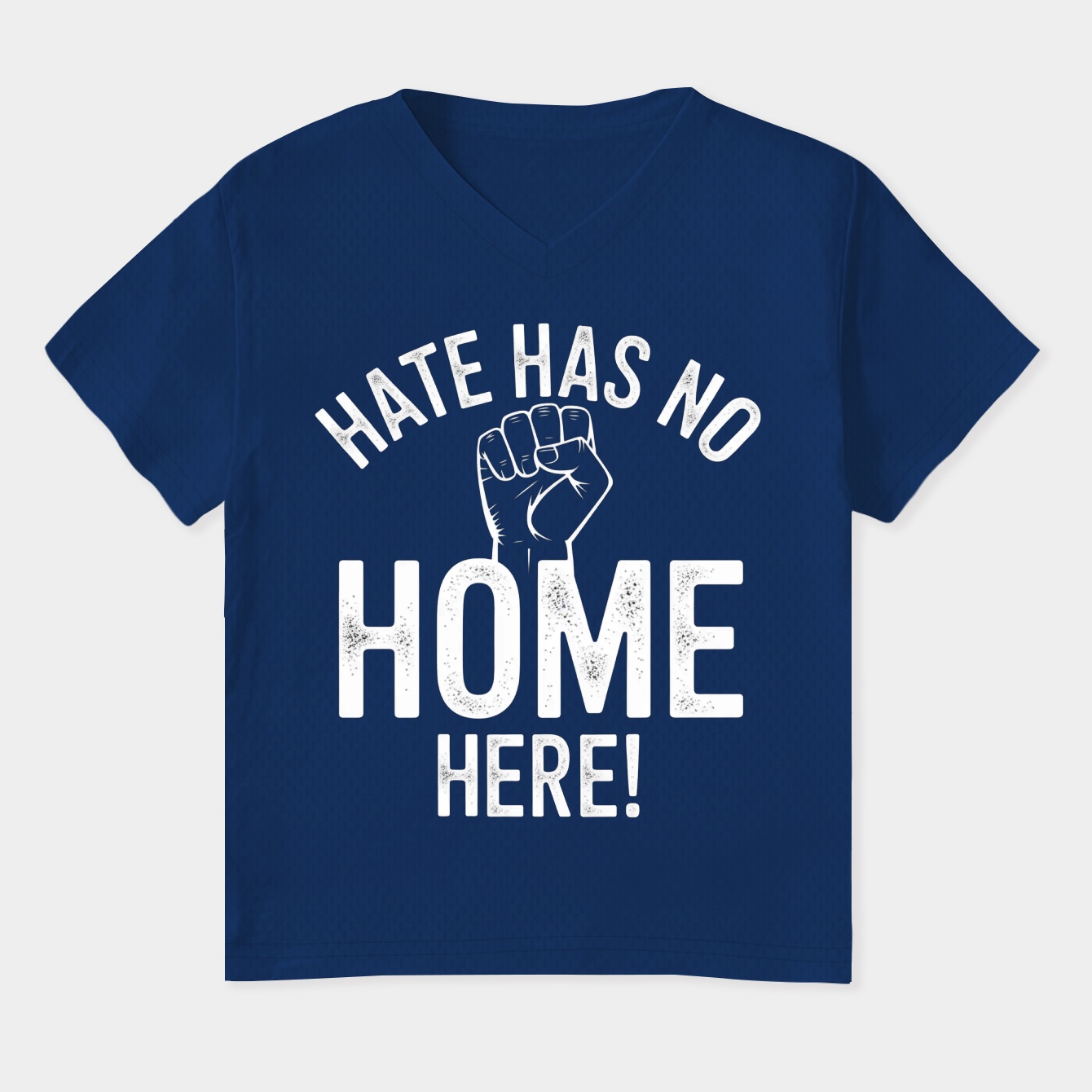 Hate Has No Home Here Women's Plus Size V-Neck T-Shirt