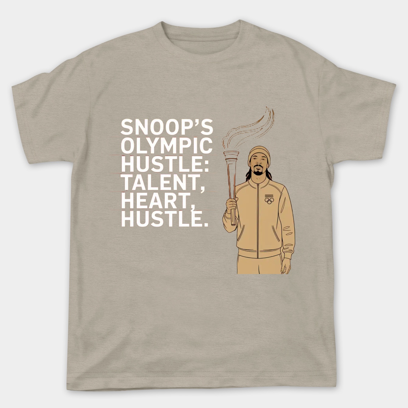 Snoop's Olympic Hustle Torch Women's Plus Size T-shirt