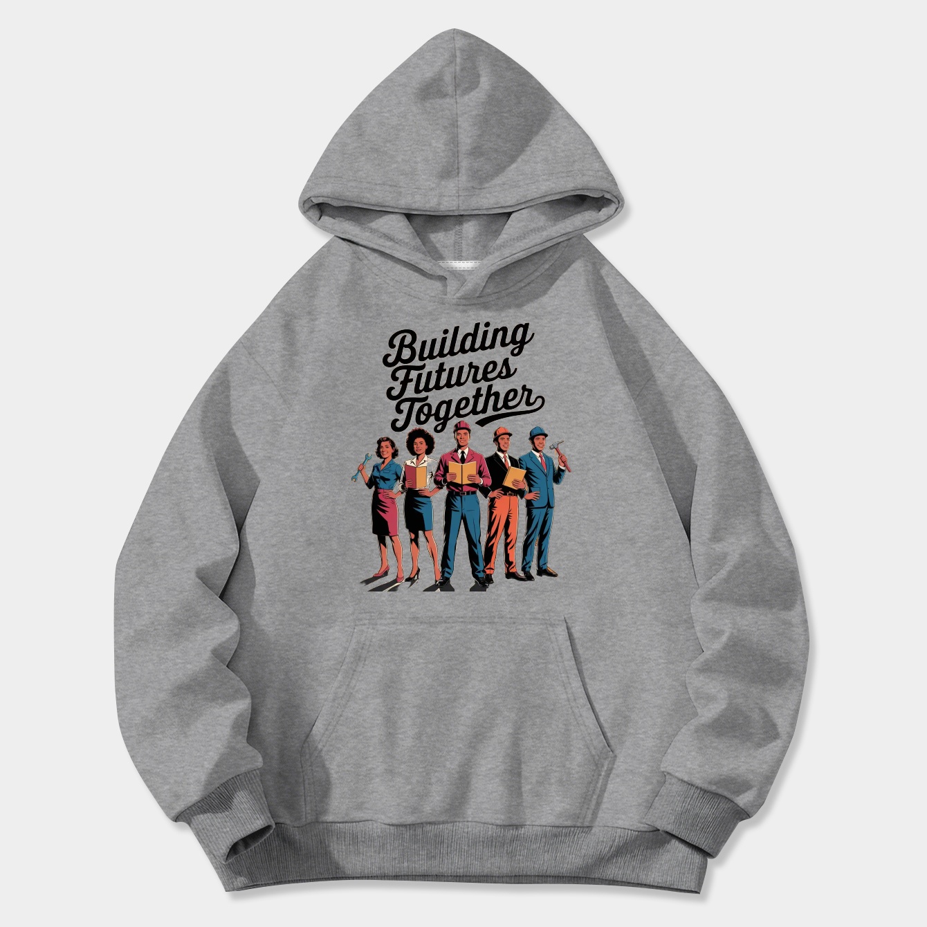 Building Futures Together Workforce Unity Women's Plus Size Hoodie